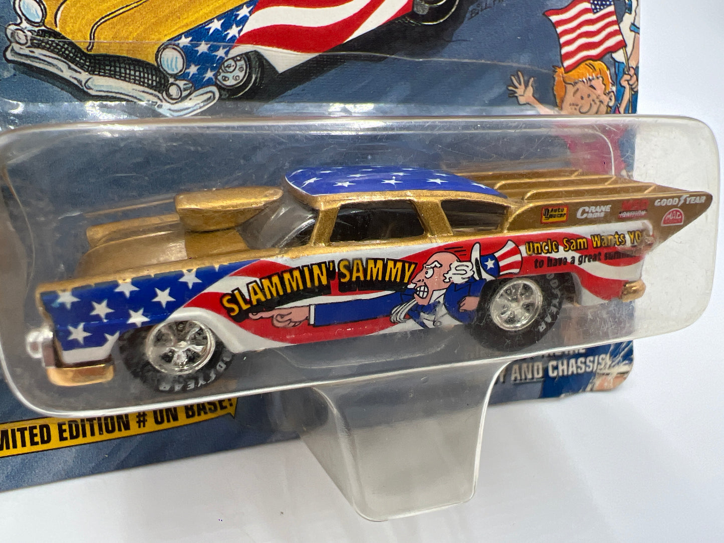 Johnny Lightning Dragsters USA #8340 Slammin Sammy Gold 186C