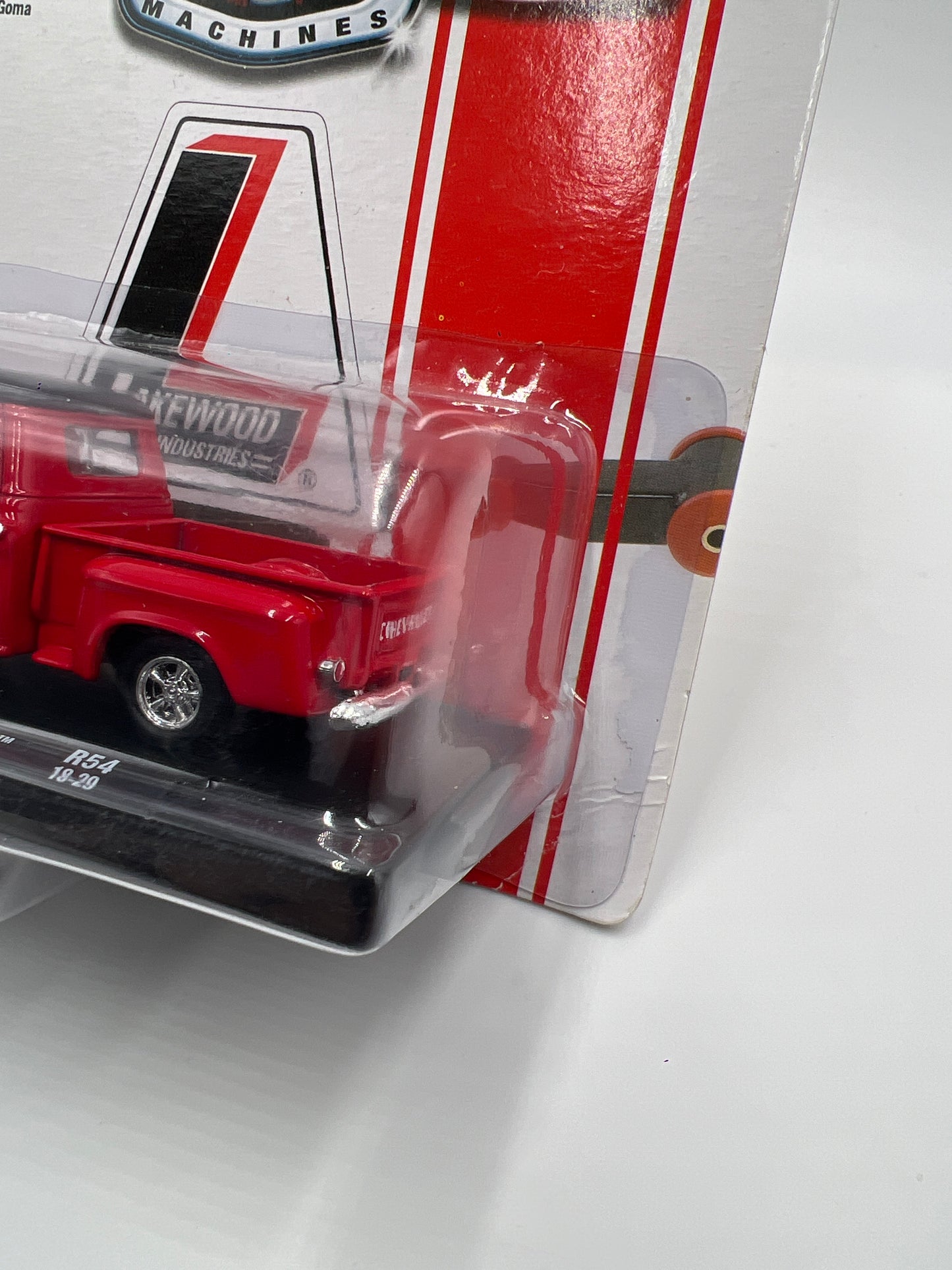 M2 Machines Auto-Drivers 1958 Chevrolet Apache Stepside Red Lakewood Industries R54 192G