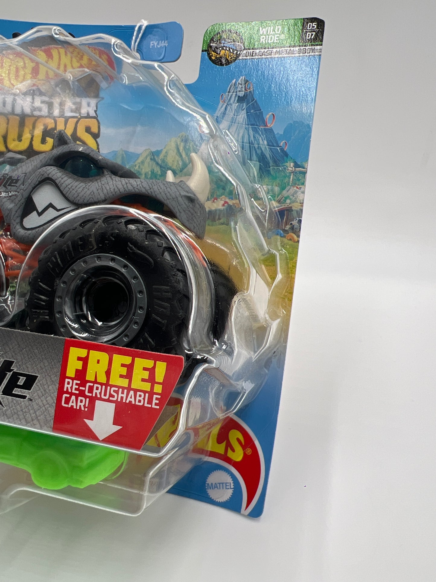 2021 Hot Wheels Monster Trucks Wild Ride #15 Rhinomite 131B