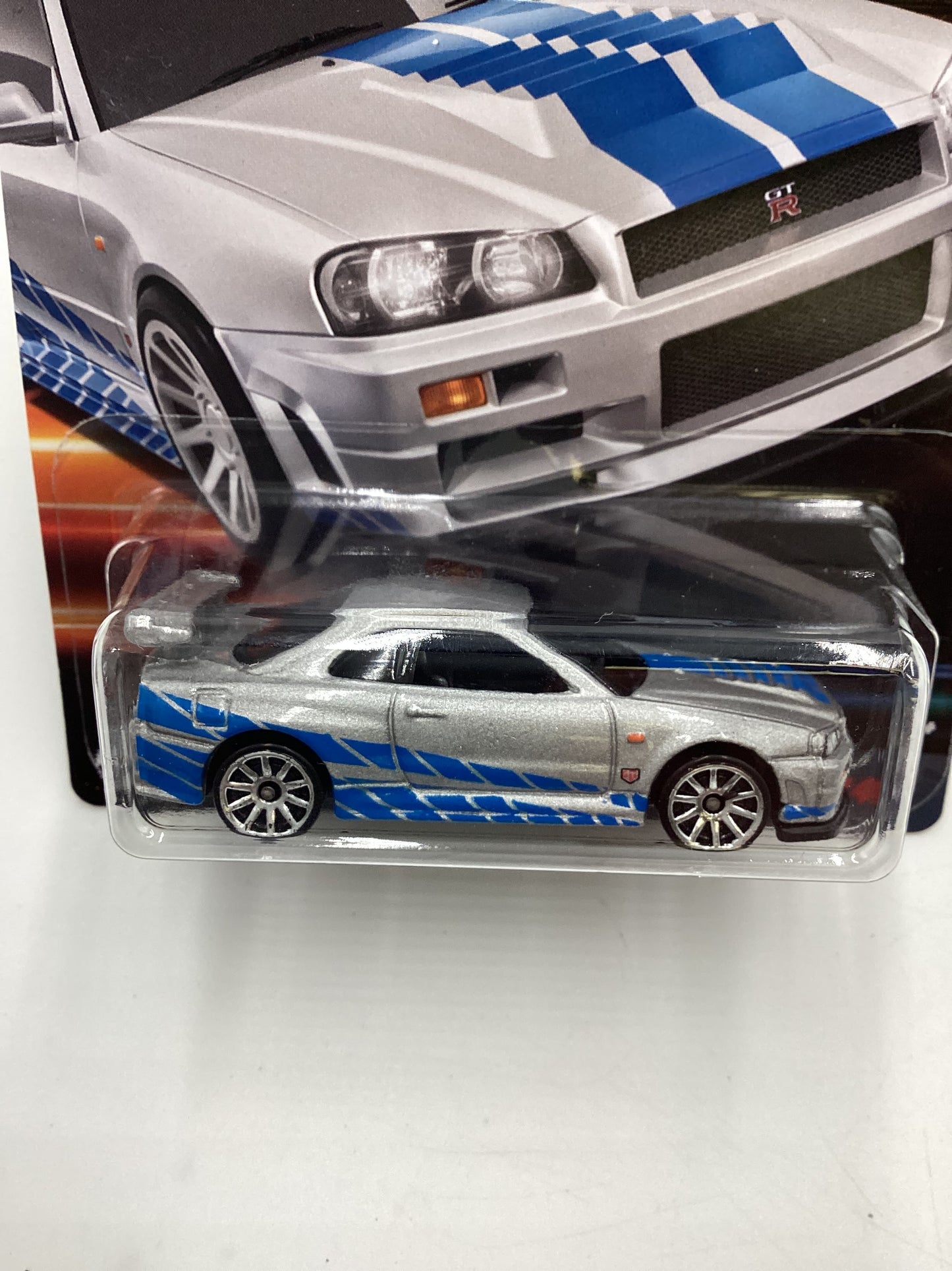 2023 Hot Wheels Fast & Furious Series 2 #2 Nissan Skyline GT-R BNR34 Silver W/protector