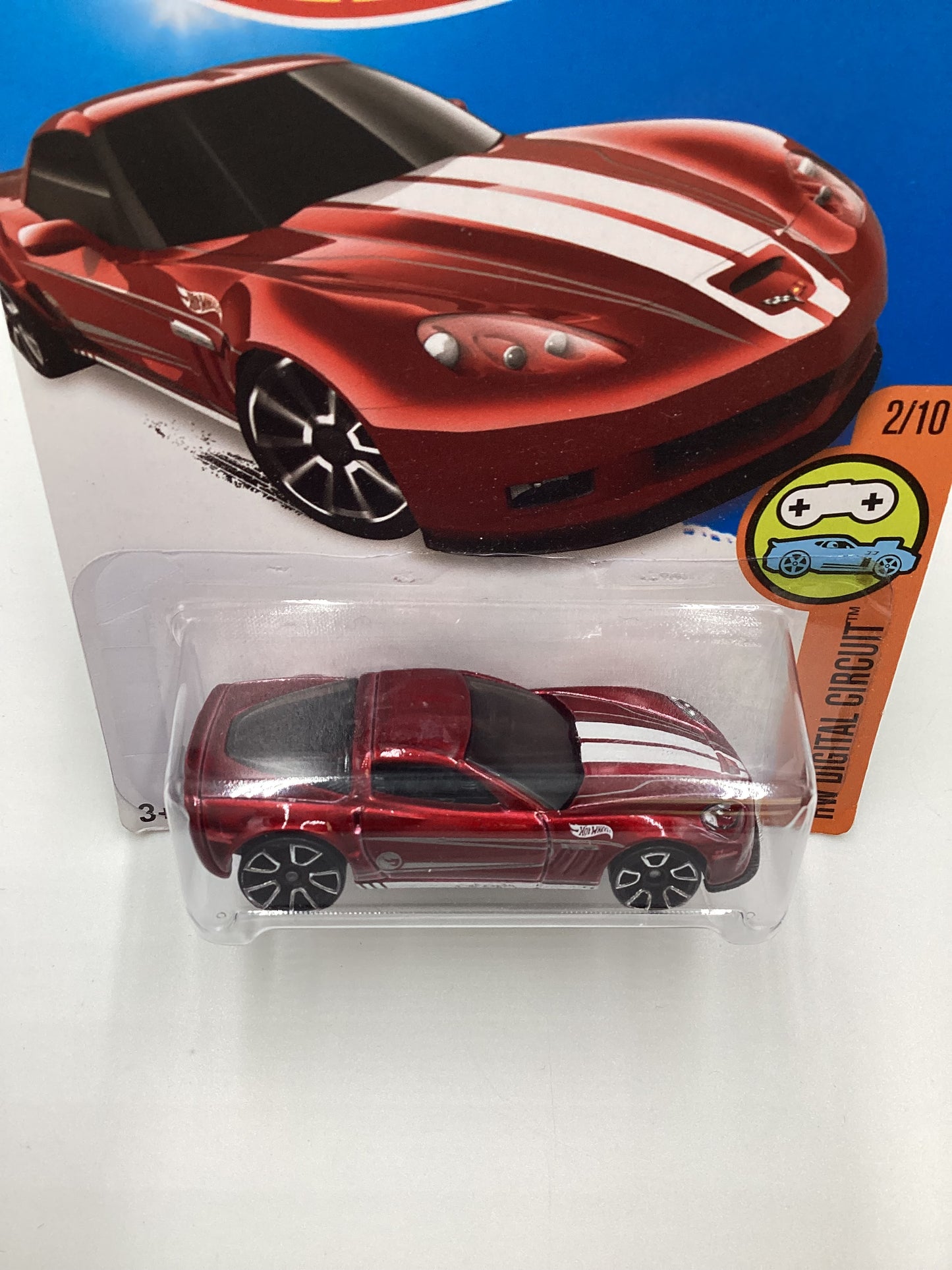 2016 Hot Wheels Treasure hunt #22 11 Corvette Grand Sport Red