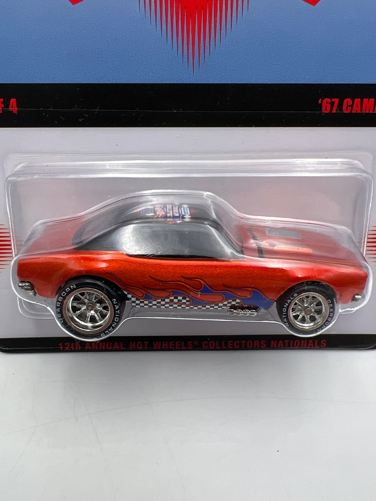 2012 Hot Wheels 12th Annual Collectors Nationals #1983/2000 67 Camaro Orange W/Protector