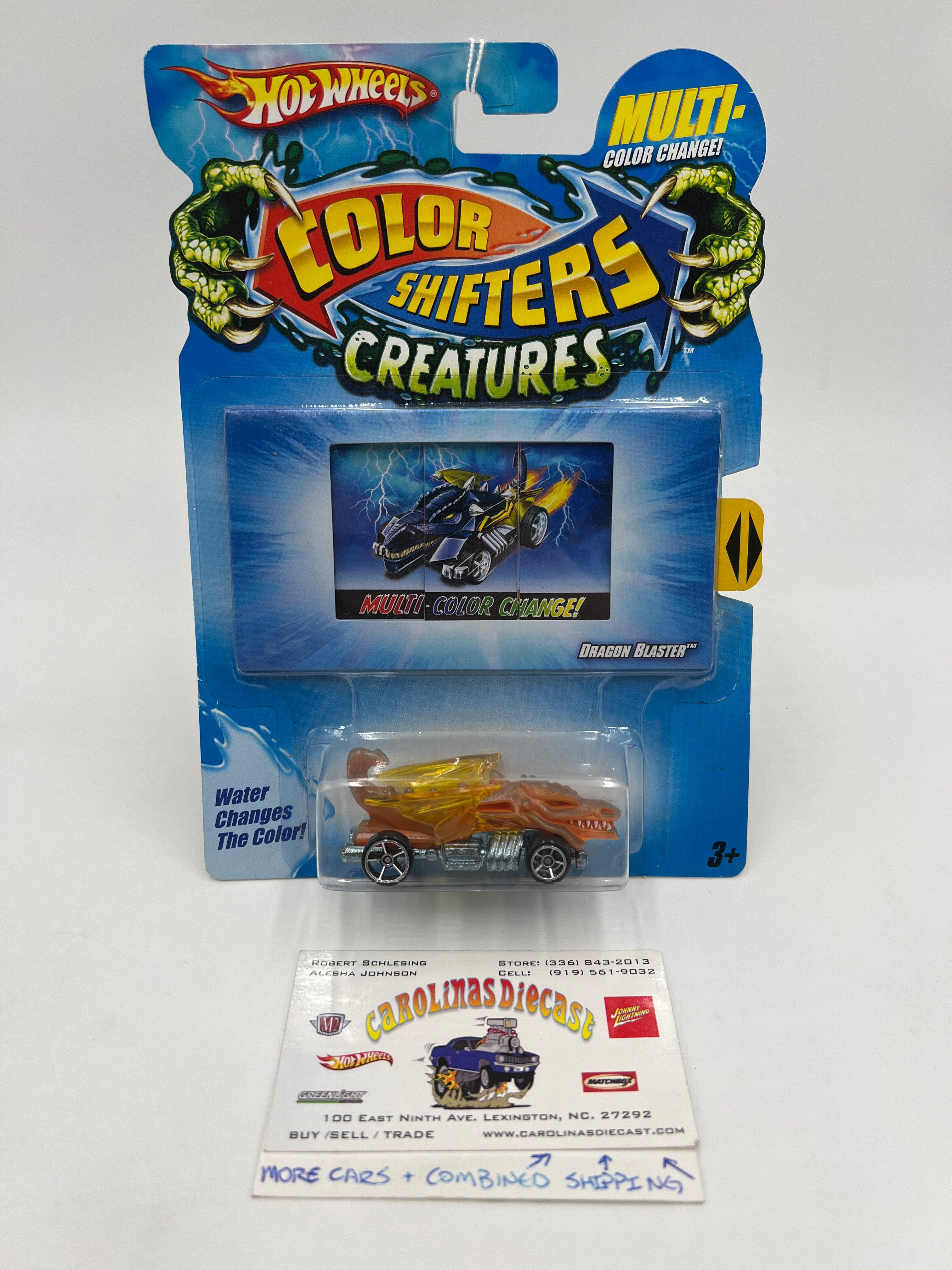 Hot Wheels Color Shifters Creatures Dragon Blaster SR