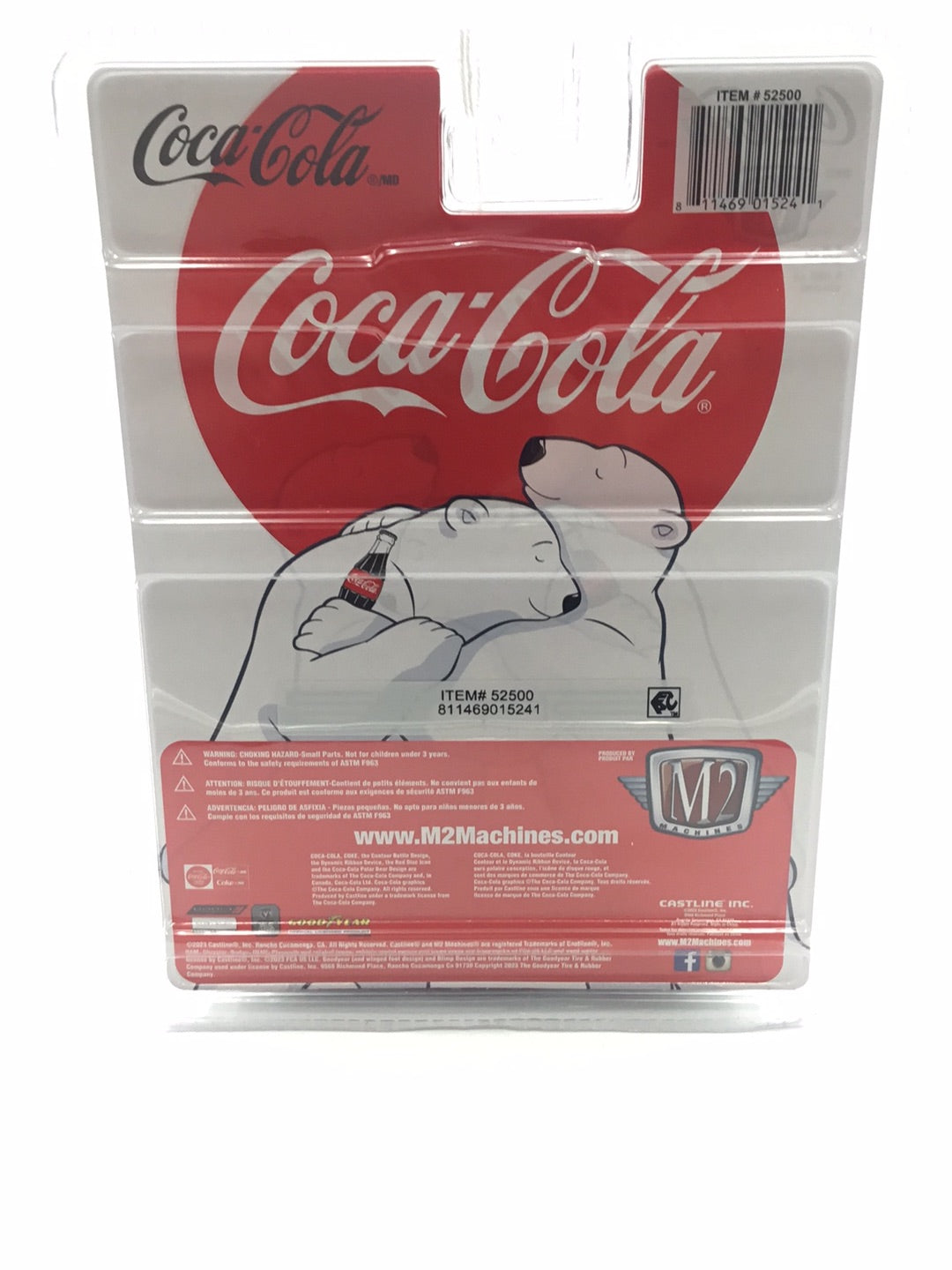 2023 M2 MACHINES Christmas Coca Cola 1974 Dodge W200 Power Wagon SK08