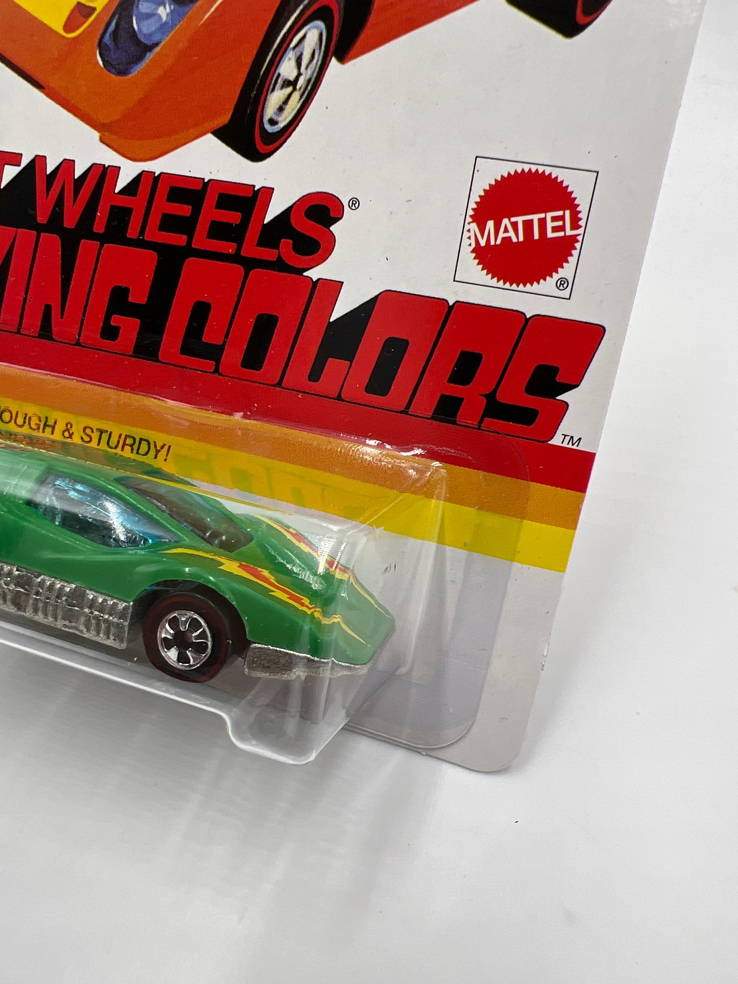 Hot Wheels 30 Years 1975 Authentic Commemorative Replica Flying Colors Large Charge Green