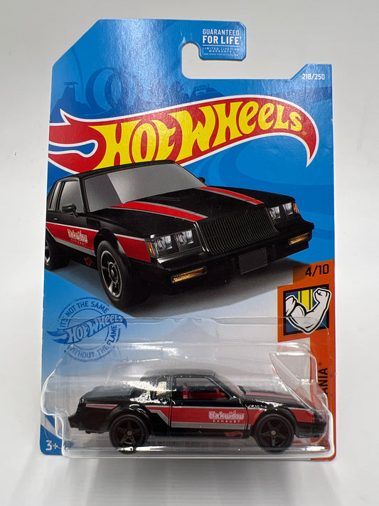 Hot Wheels 87 Buick Regal GNX Black Wheel Swap Custom On Card W/Protector SR