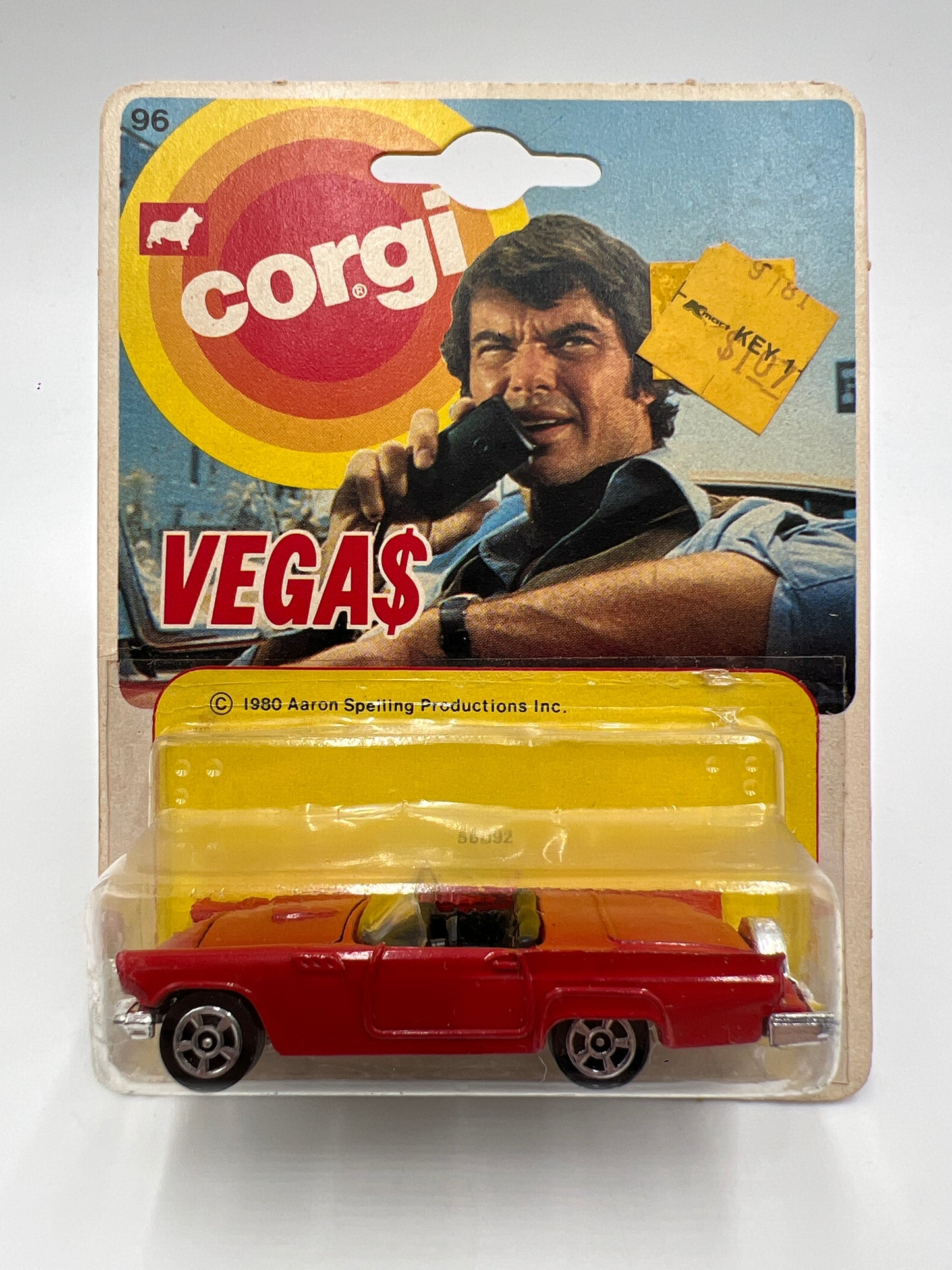 1980 Corgi #96 VEGA$ Ford Thunderbird Red W/Protector