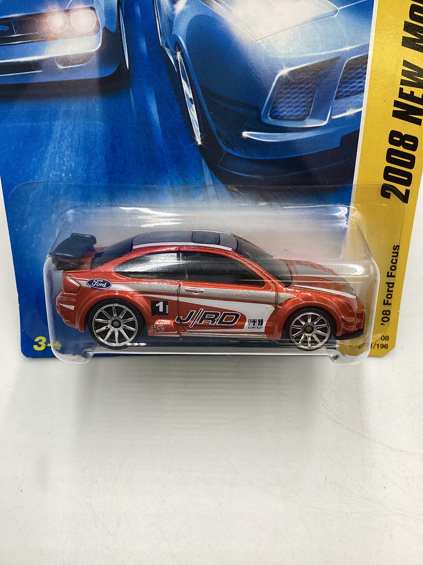 2008 Hot Wheels New Models #31 08 Ford Focus Orange 20i