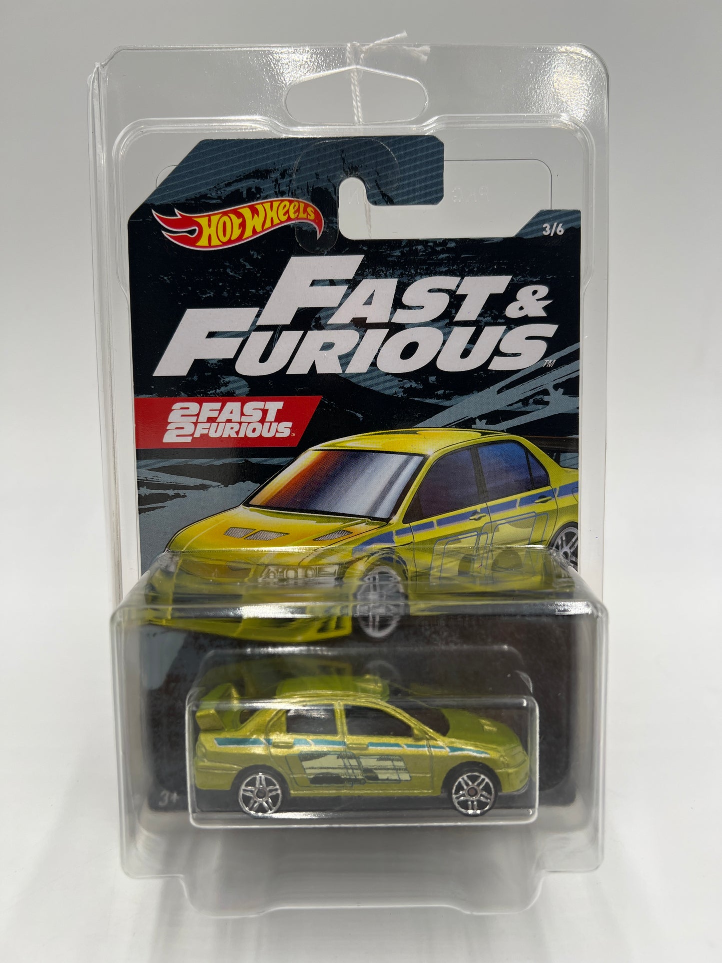 Hot Wheels Fast and Furious #3 Mitsubishi Lancer Evolution W/Protector