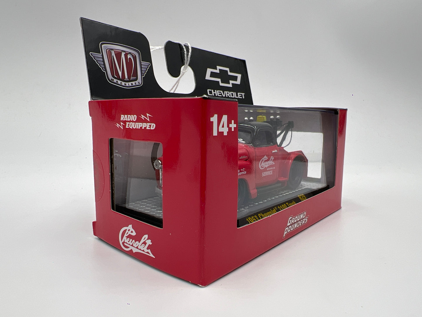 M2 Machines Ground Pounders 1953 Chevrolet 3100 Truck Red R29