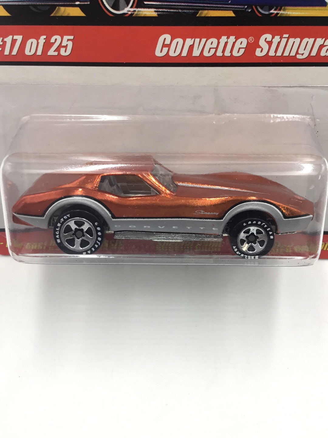 Hot wheels classics series 1 #17 Corvette Stingray (Orange) CC5