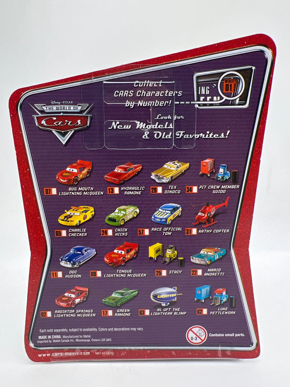 Disney Pixar The World Of Cars #25 Stacy Leak Less 139D