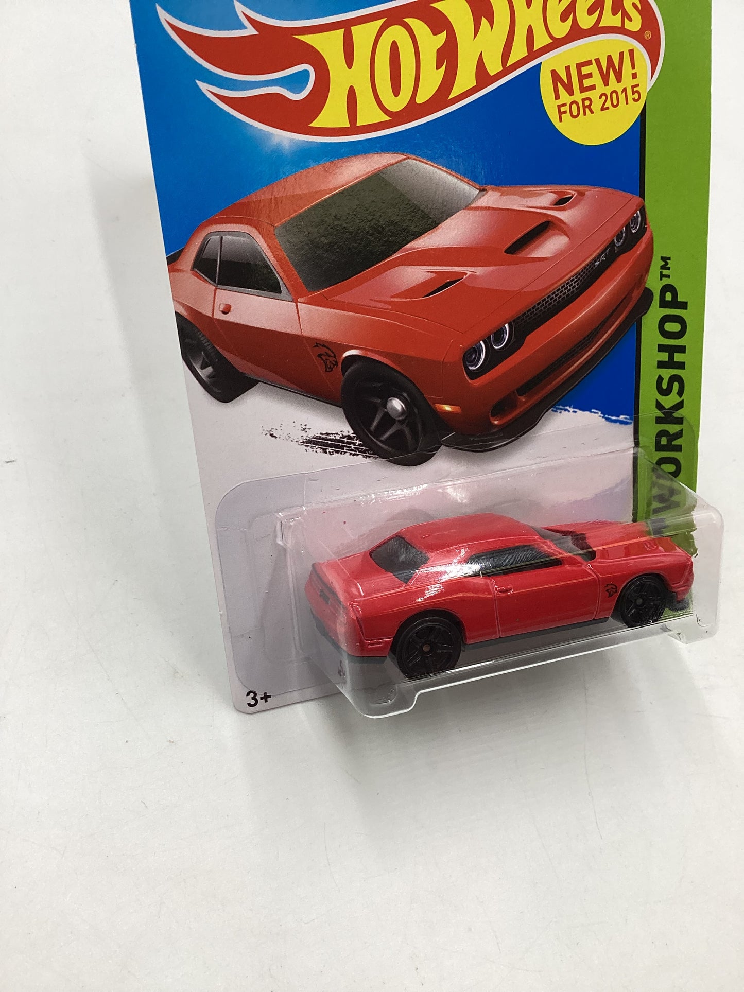 2015 Hot Wheels Workshop #235 15 Dodge Challenger SRT Hellcat Red 56B