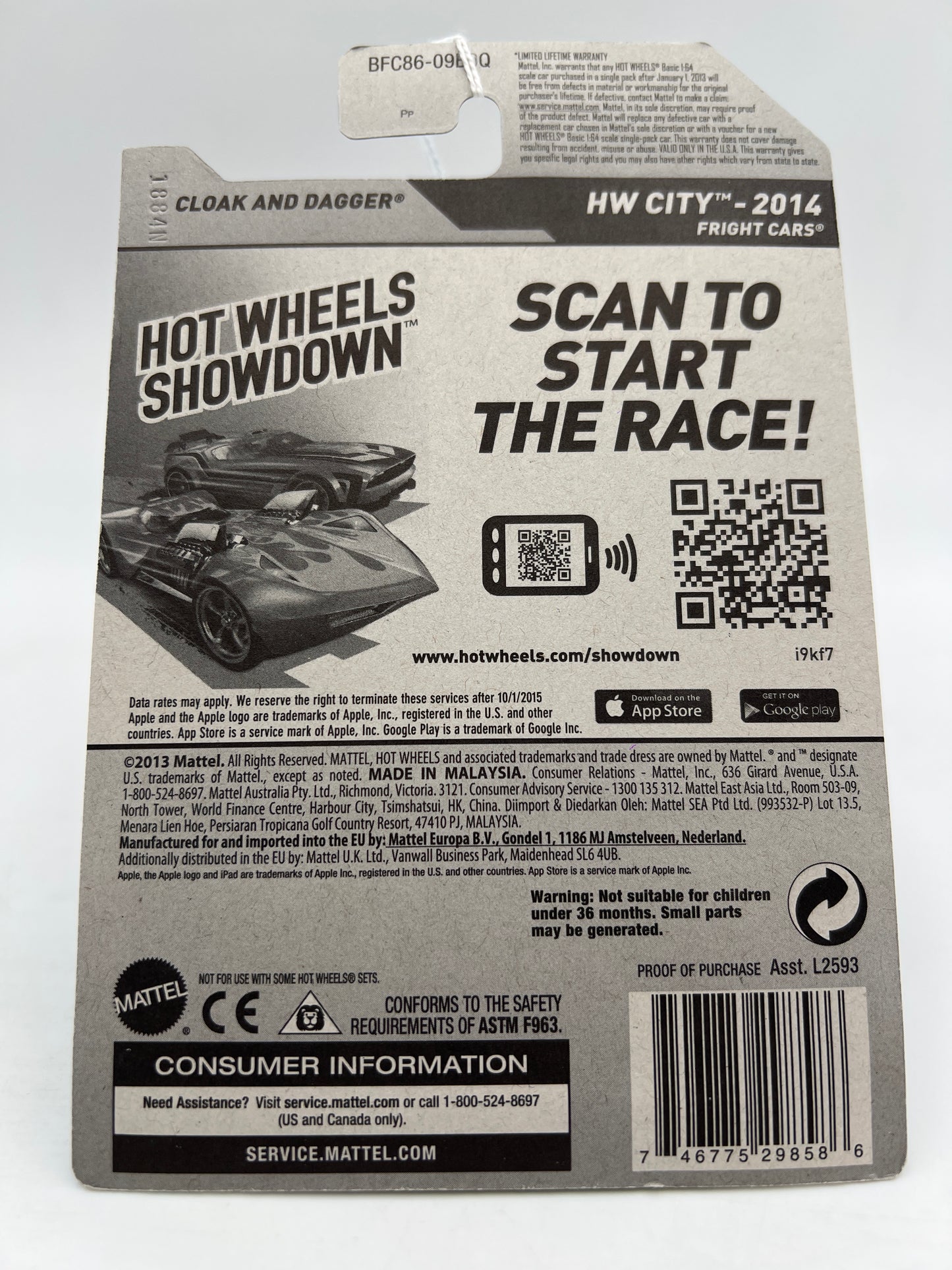 2014 Hot Wheels City Treasure Hunt #77 Cloak And Dagger Green 276H