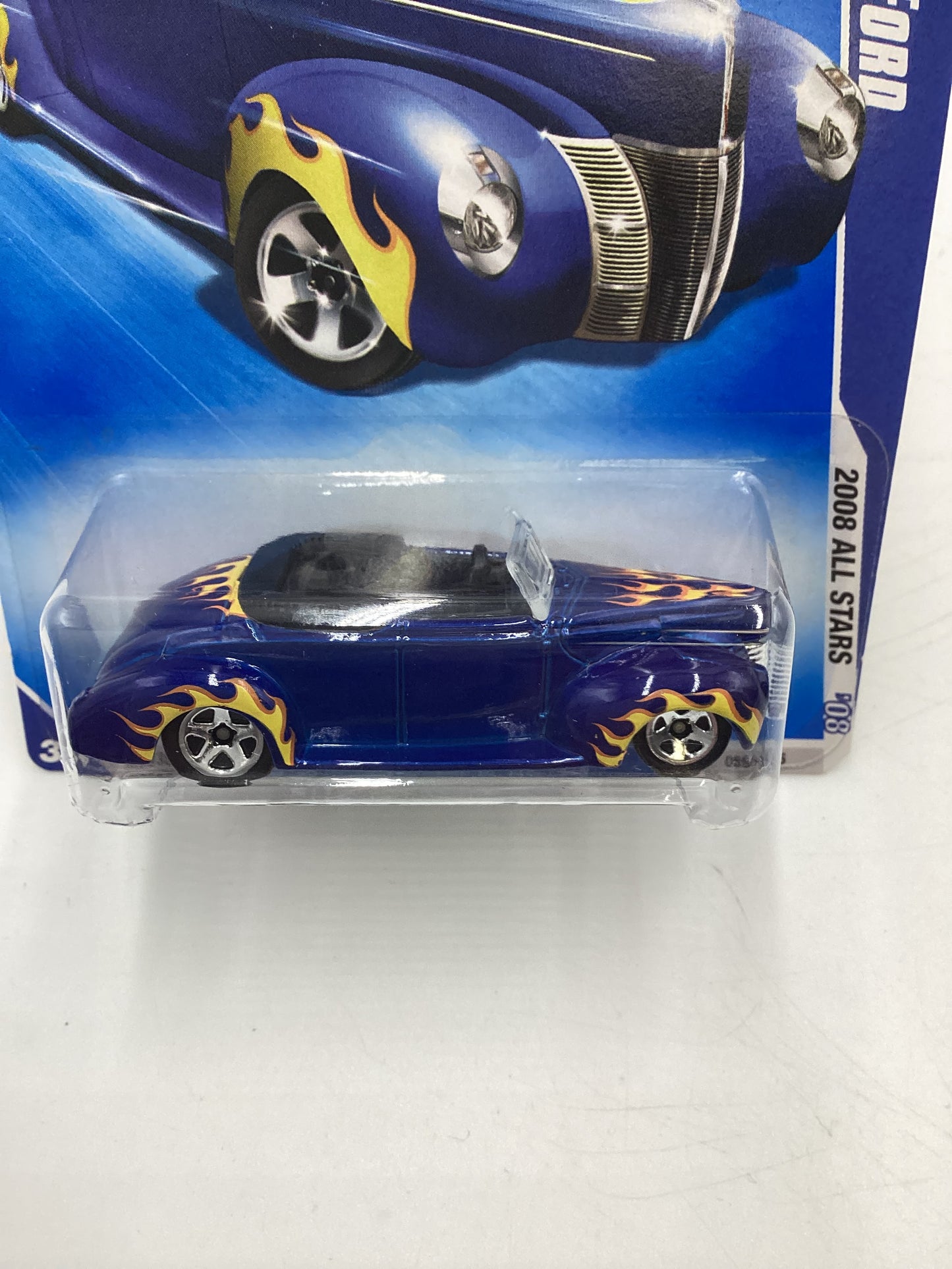 2008 Hot Wheels All Stars #69 1940 Ford Blue 34E