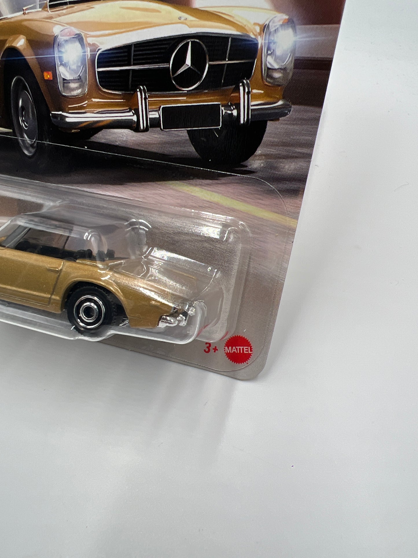 2025 Matchbox #46 1963 Mercedes-Benz 230 SL Gold 214A