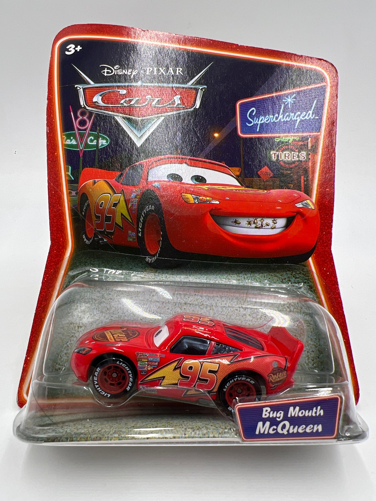 Disney Pixar Cars Supercharged Bug Mouth McQueen