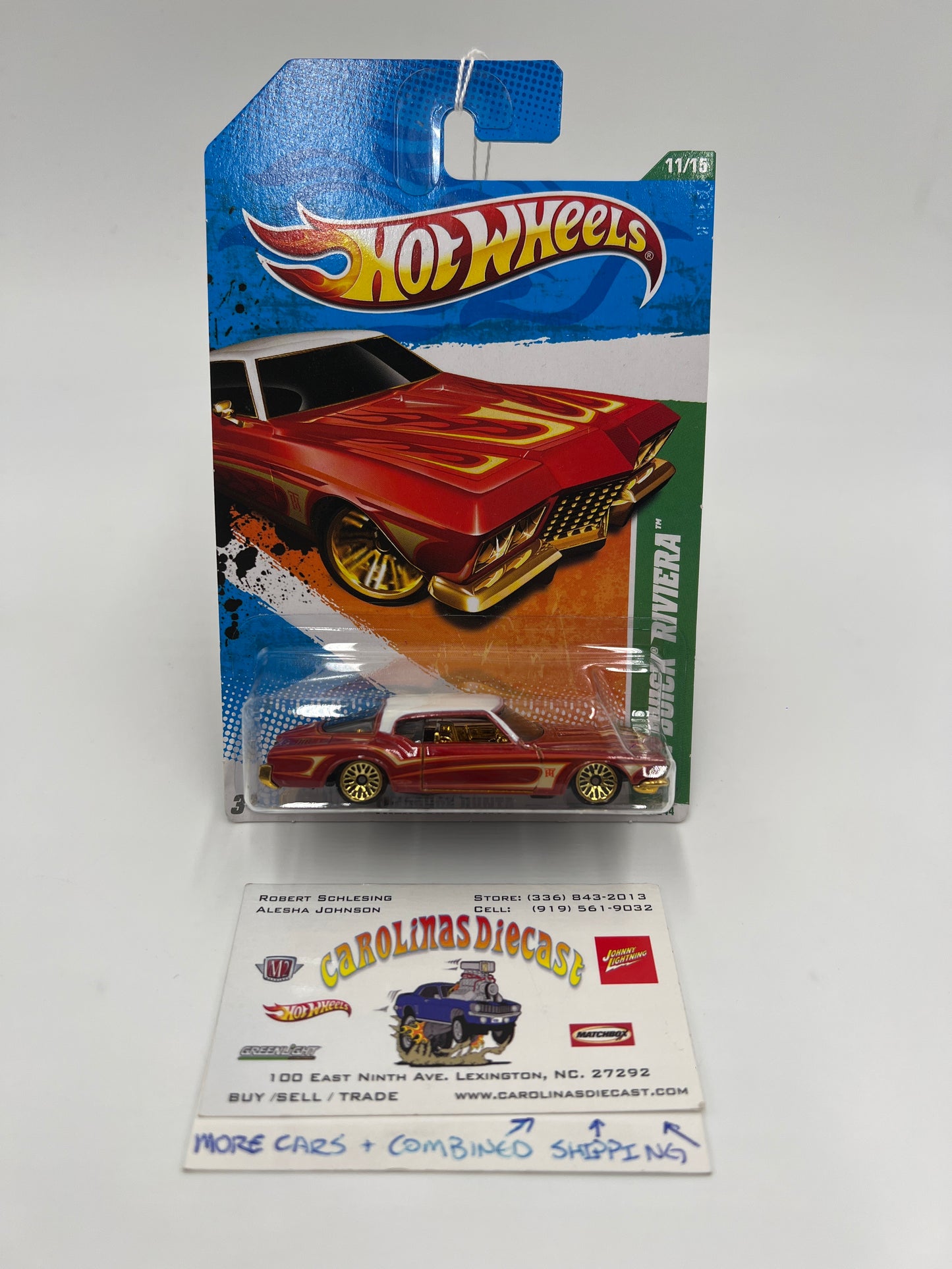 2011 Hot Wheels Treasure Hunts #61 1971 Buick Riviera Red