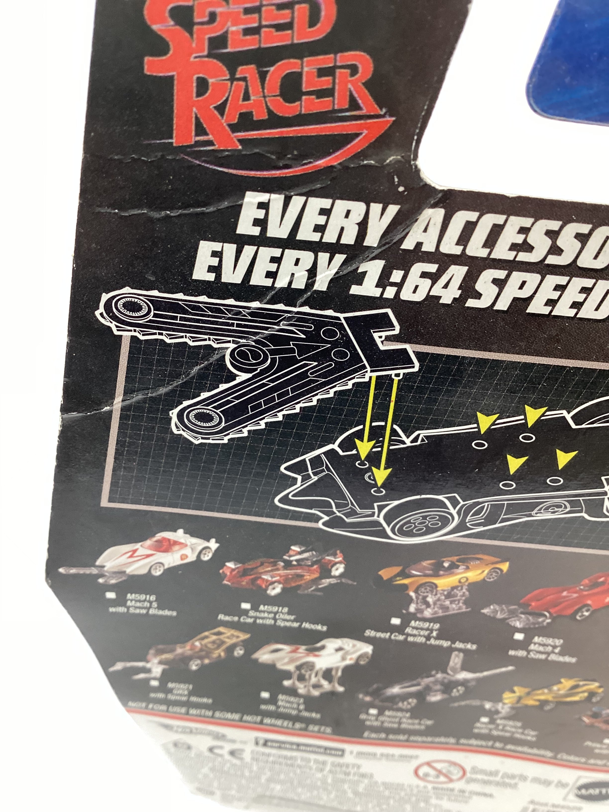 2007 Hot Wheels Speed Racer White Mach 5 (BAD CARD) – carolinasdiecast