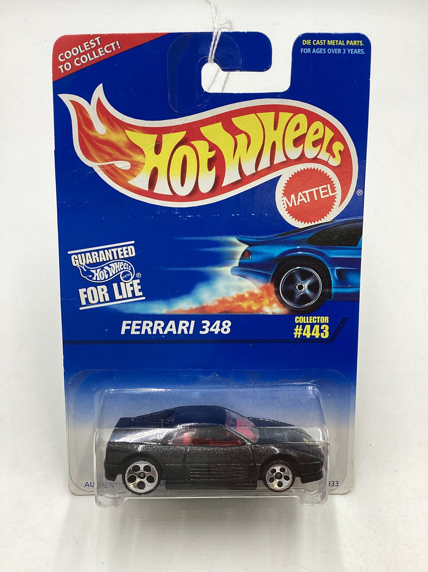 2007 Hot wheels #443 Black Ferrari 348