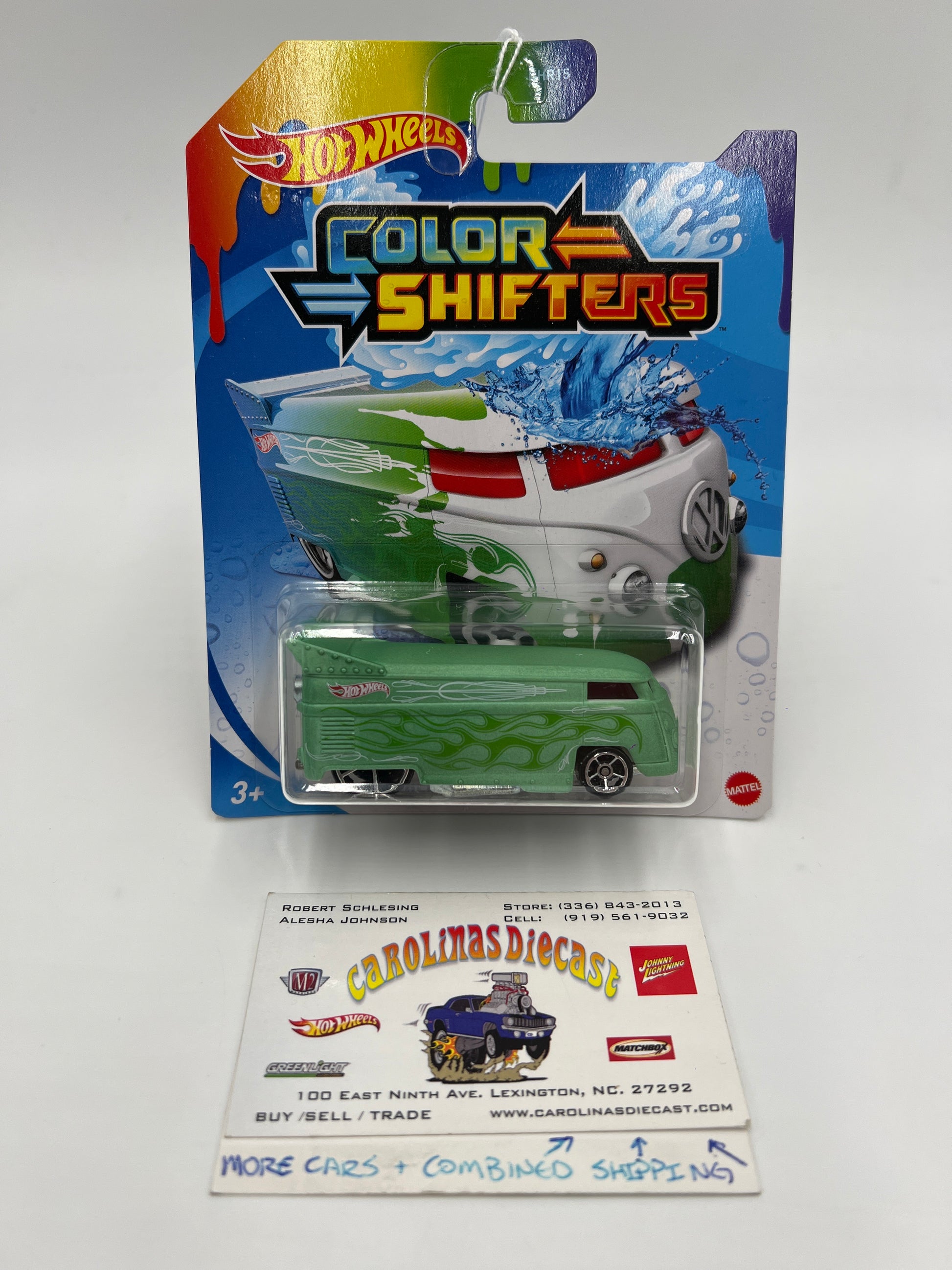 Hot Wheels Color Shifters Volkswagen Drag Bus Green 116C