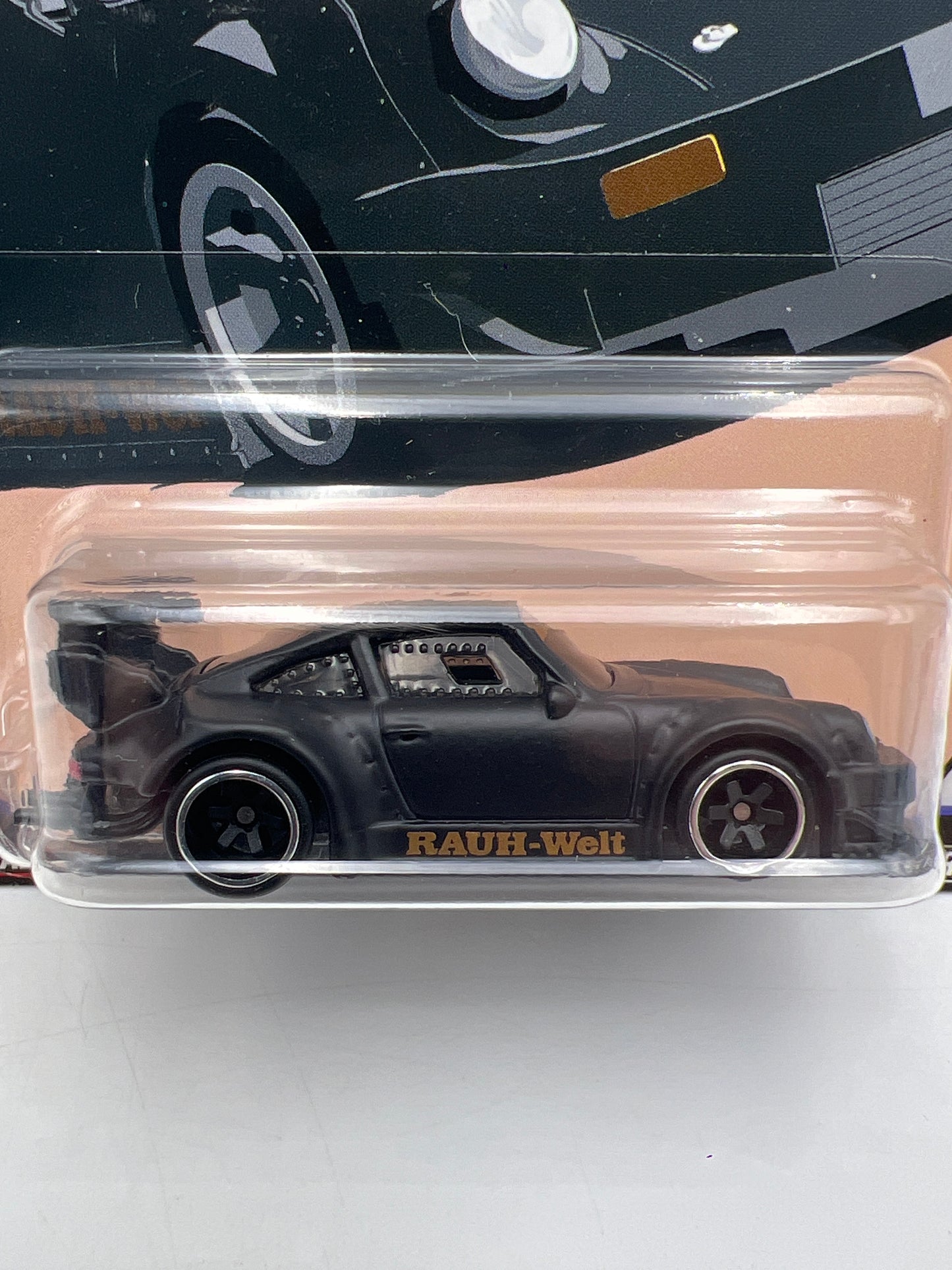 2018 Hot Wheels Premium Silhouettes #4 RWB Porsche 930 Matte Black W/Protector