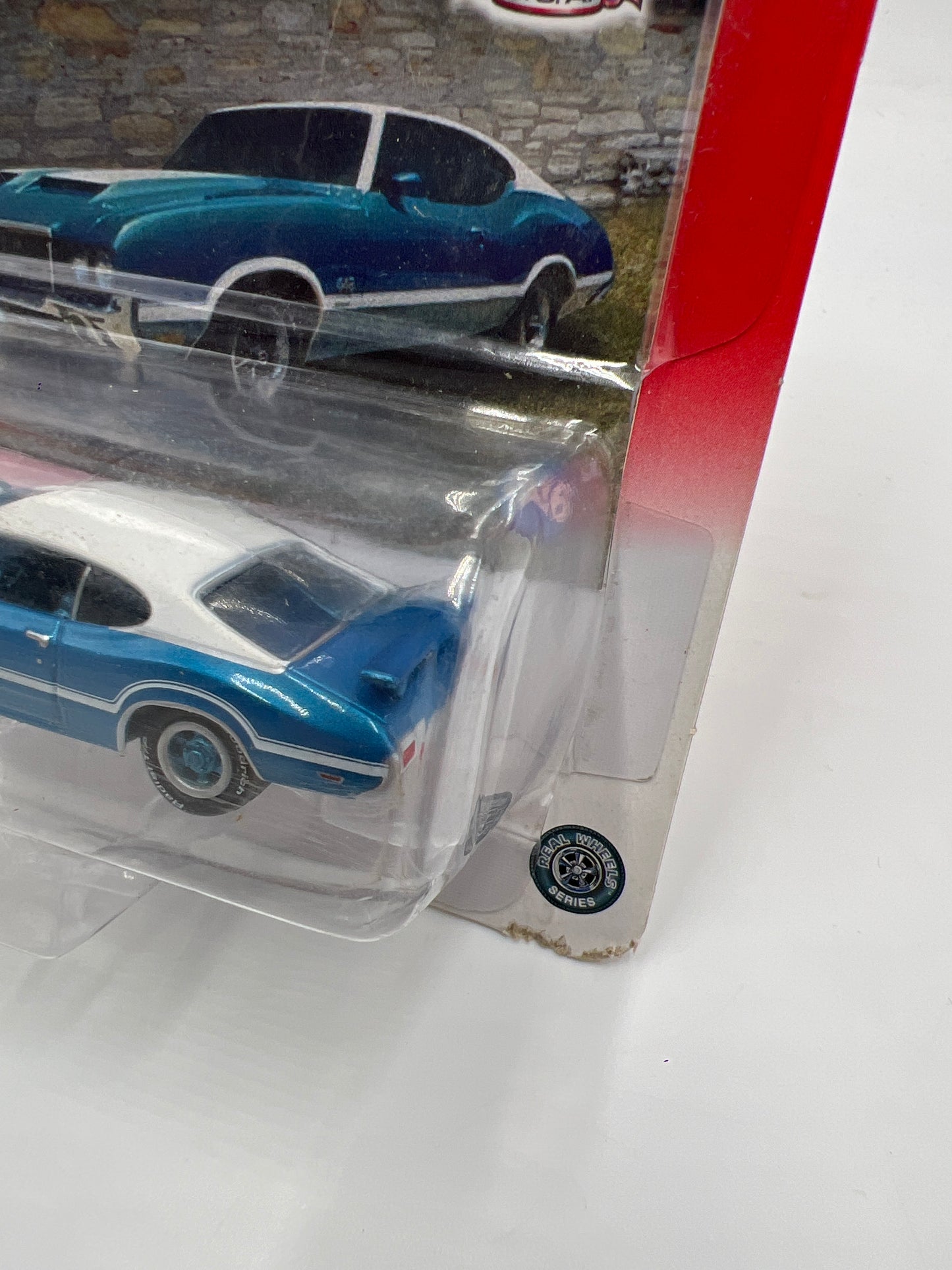 Johnny Lightning Muscle Cars USA #46 1972 Olds Cutlass Blue