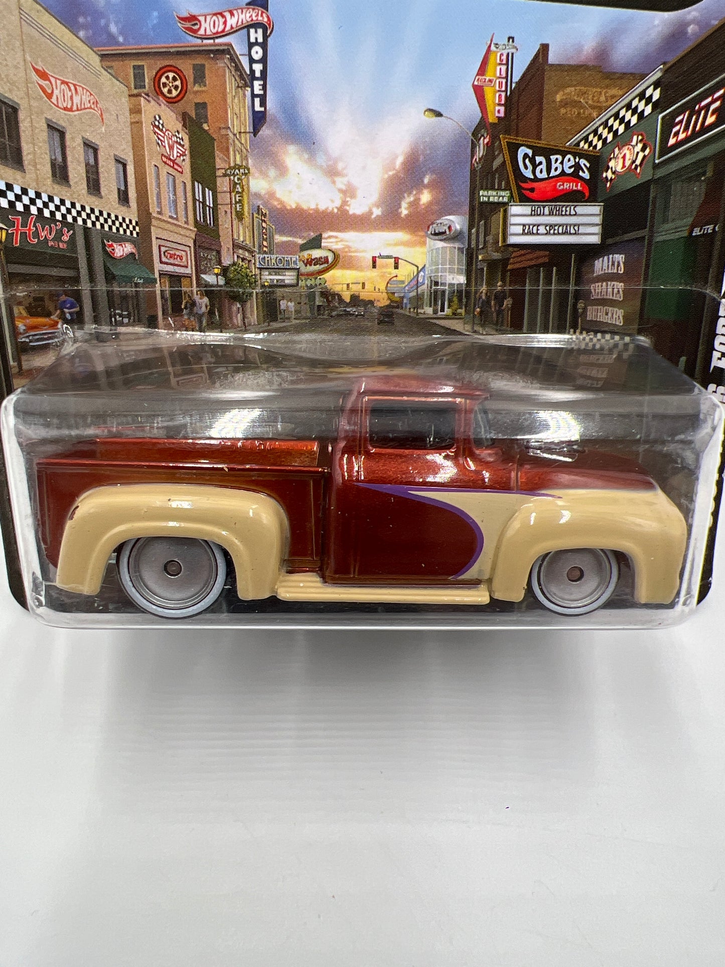 Hot Wheels Premium Boulevard Big Hits Custom 56 Ford Truck Brown 245P