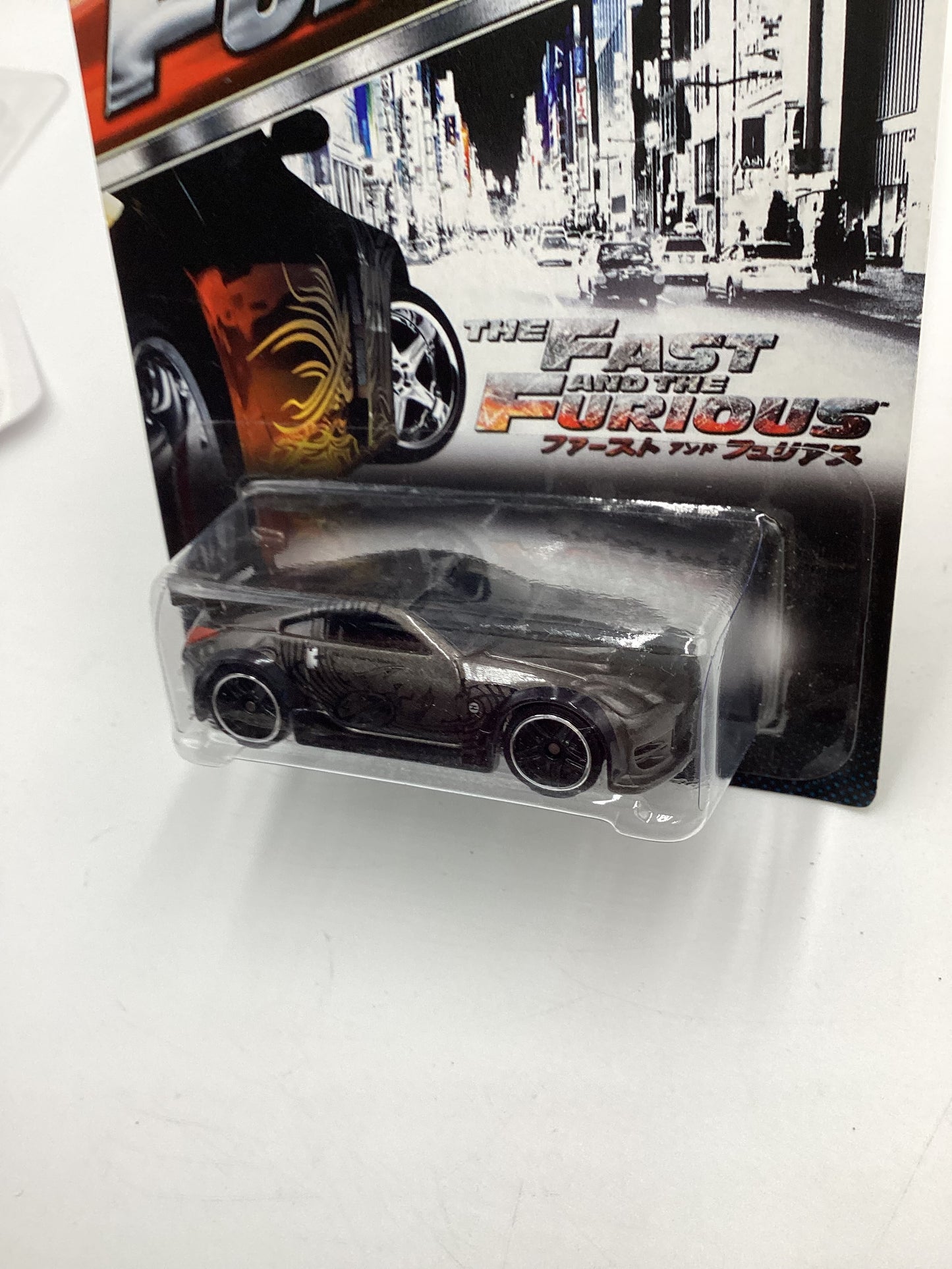 2015 Hot Wheels Fast & Furious #5 Nissan 350Z Gray W/protector