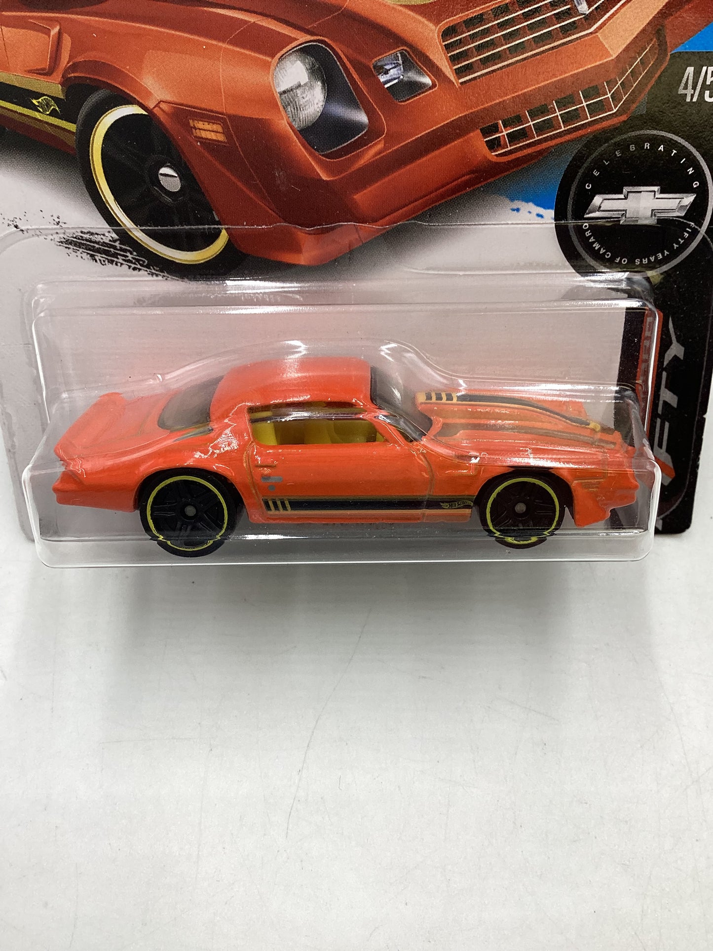 2017 Hot wheels #361 Orange 81 Camaro 14H