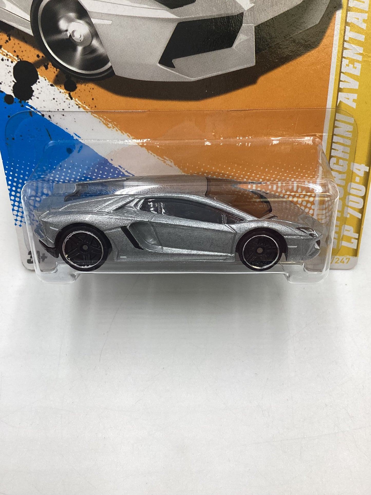 2012 Hot Wheels New Models #12 Lamborghini Aventador Silver 102E