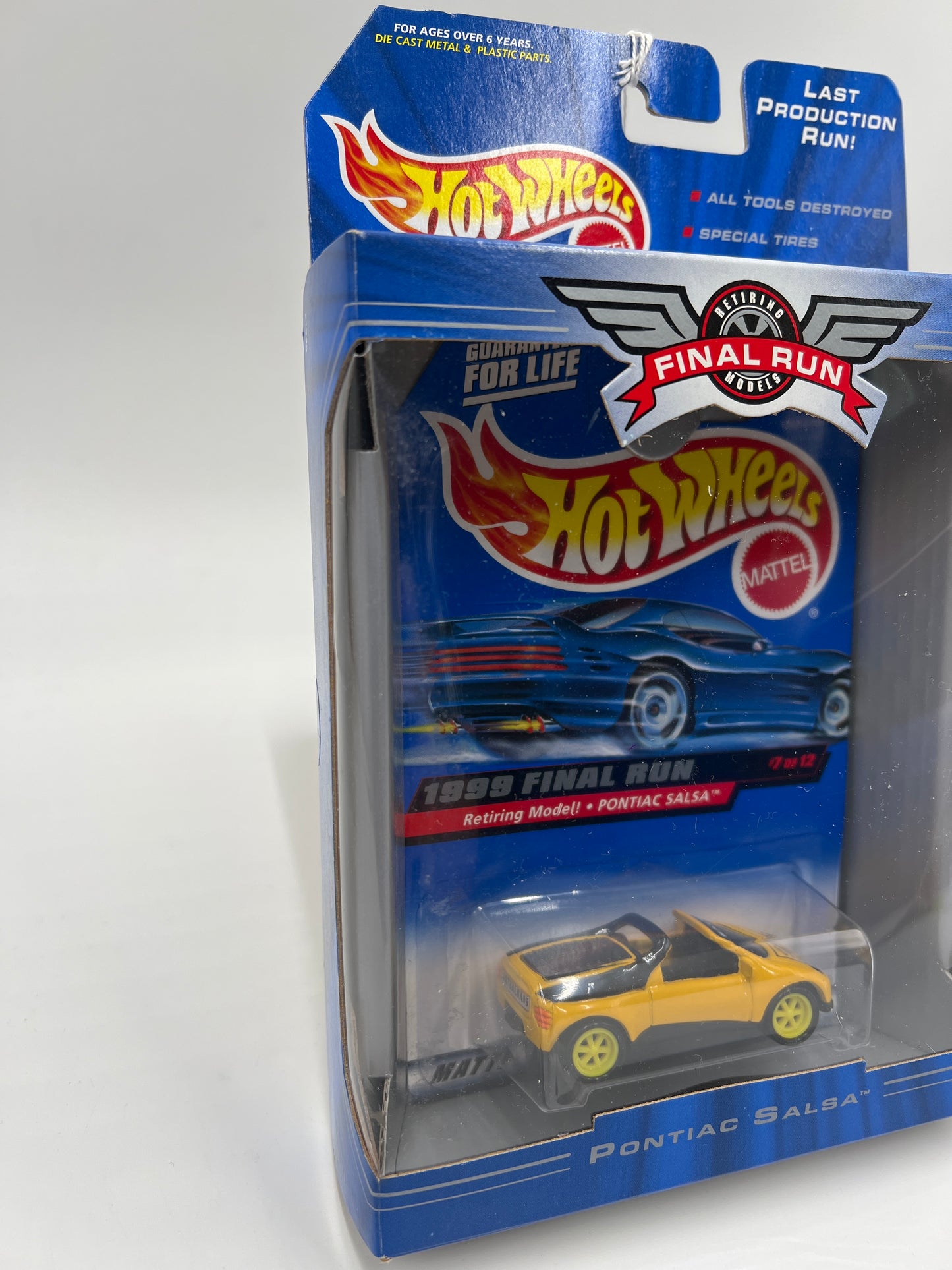 1999 Hot Wheels Final Run #7 Pontiac Salsa Yellow