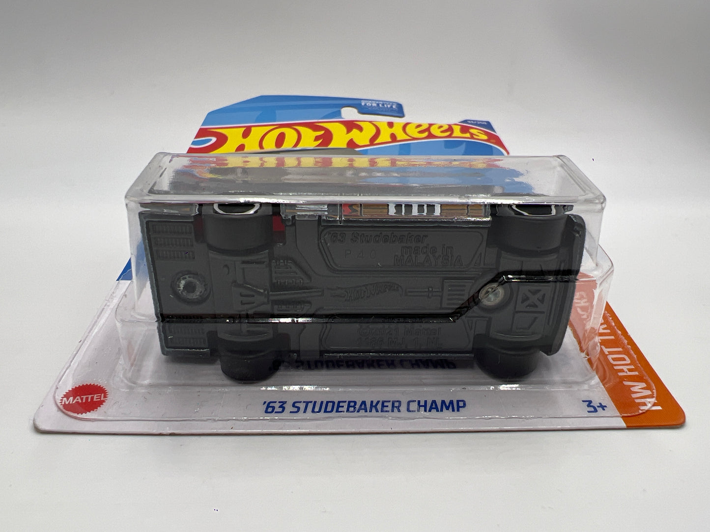 2022 Hot Wheels Super Treasure Hunt #93 63 Studebaker Champ Black W/Protector