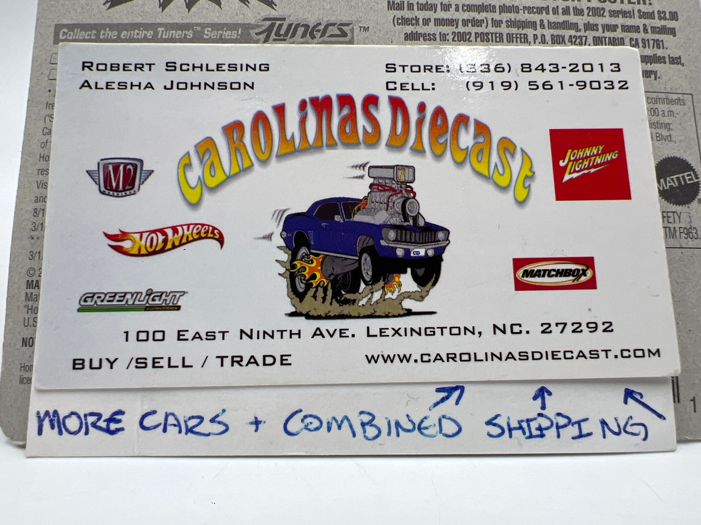 2002 Hot Wheels Tuners Collector #64 Honda Civic Blue 75B