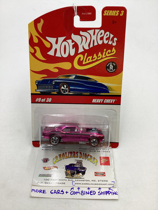 2007 Hot Wheels Classics Series 3 #9 Heavy Chevy Pink SR