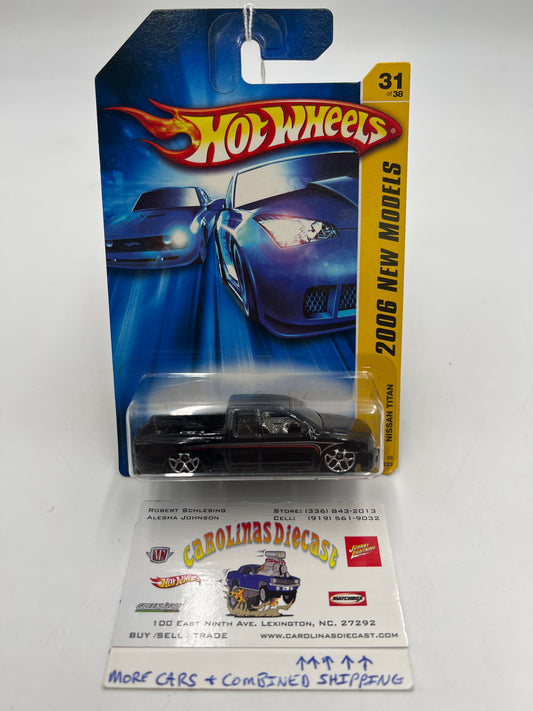 2006 Hot Wheels New Models #31 Nissan Titan Black