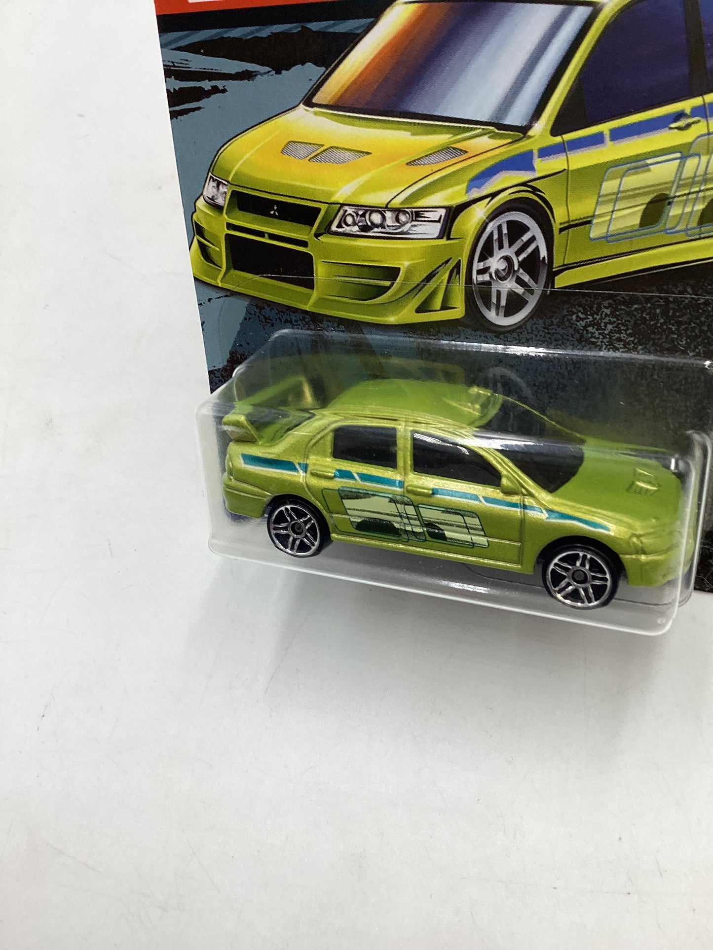 Hot wheels 2019 Fast and furious 2 Fast 2 Furious Mitsubishi Lancer Evolution #3 with protector