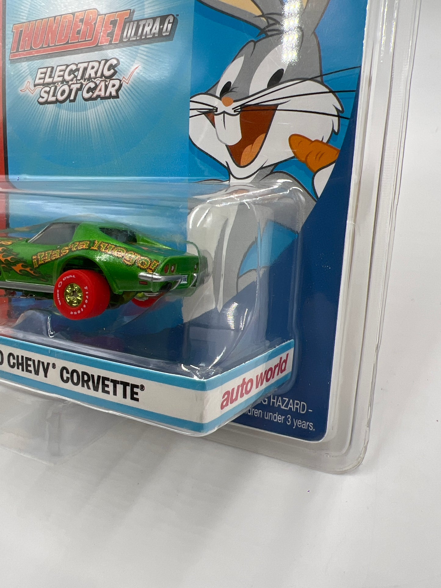 Auto World Thunderjet Ultra G Looney Tunes Speedy Gonzales 1970 Chevy Corvette Electric Slot Car 178G