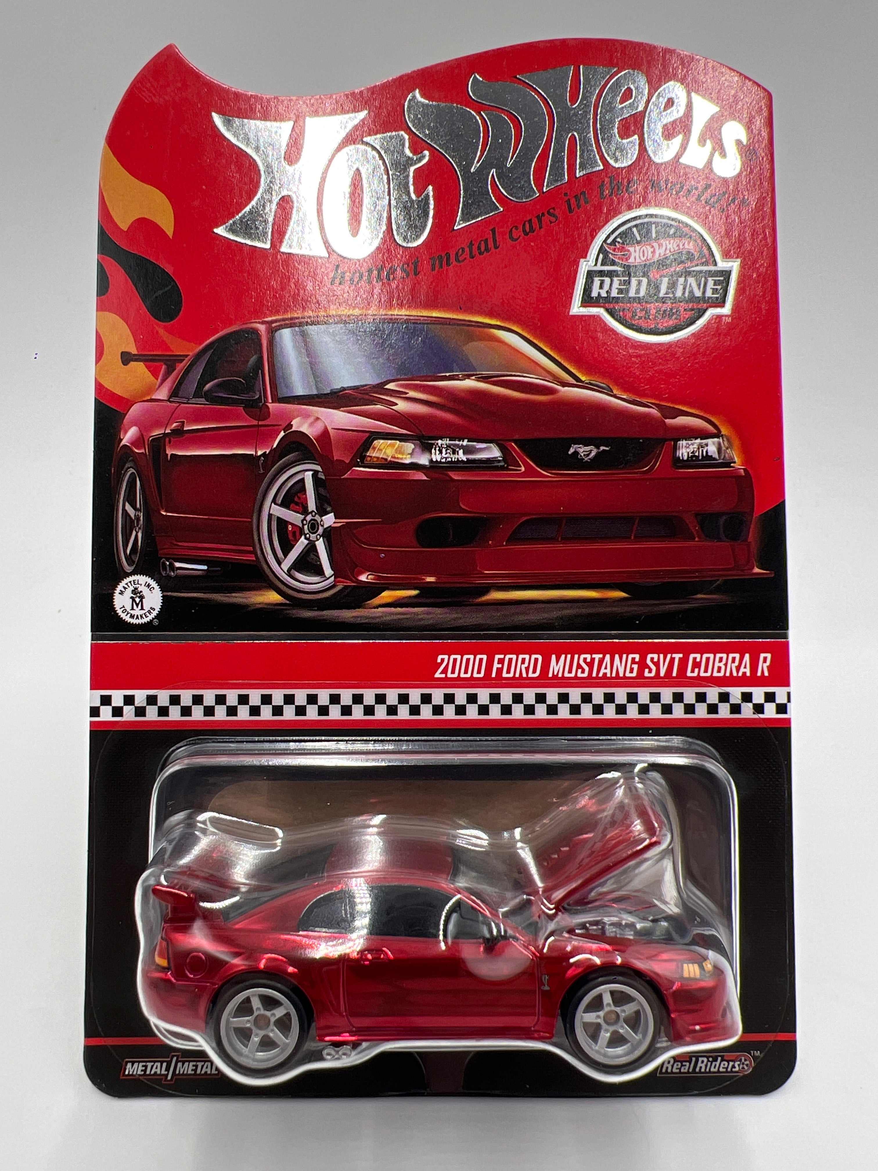 2025 Hot Wheels RLC Exclusive 2000 Ford Mustang SVT Cobra R Red W