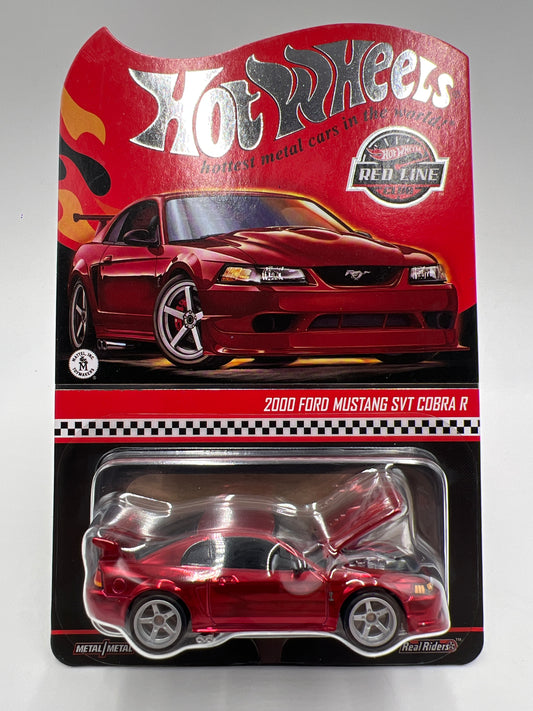 2025 Hot Wheels RLC Exclusive 2000 Ford Mustang SVT Cobra R Red W/Protector