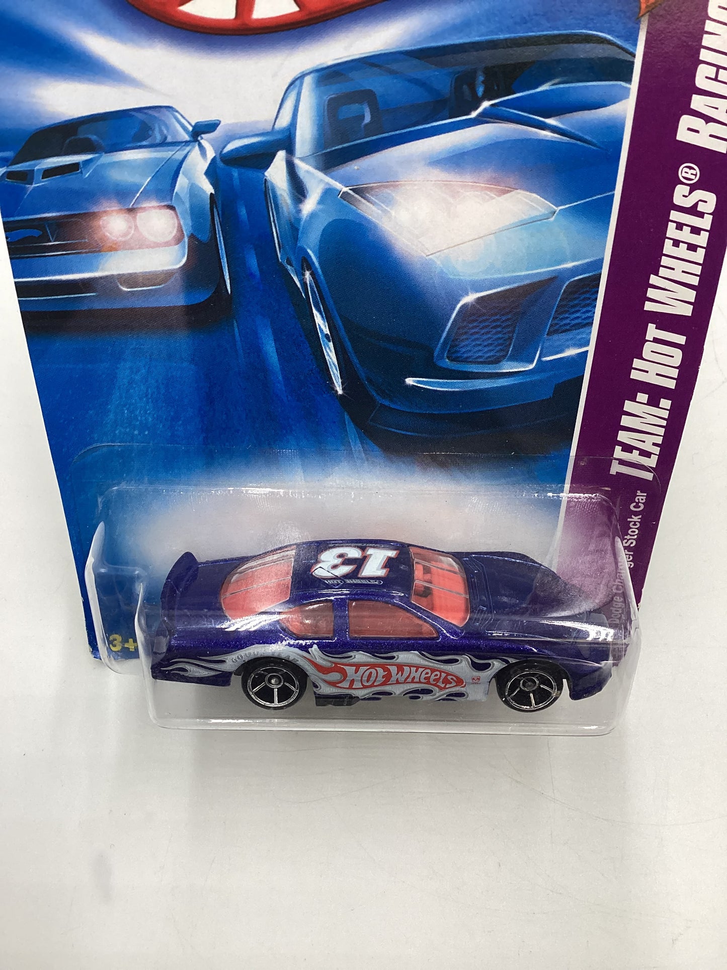 2008 Hot Wheels HW Team: Hot Wheels Racing #146 Dodge Charger Stock Car Blue 45D