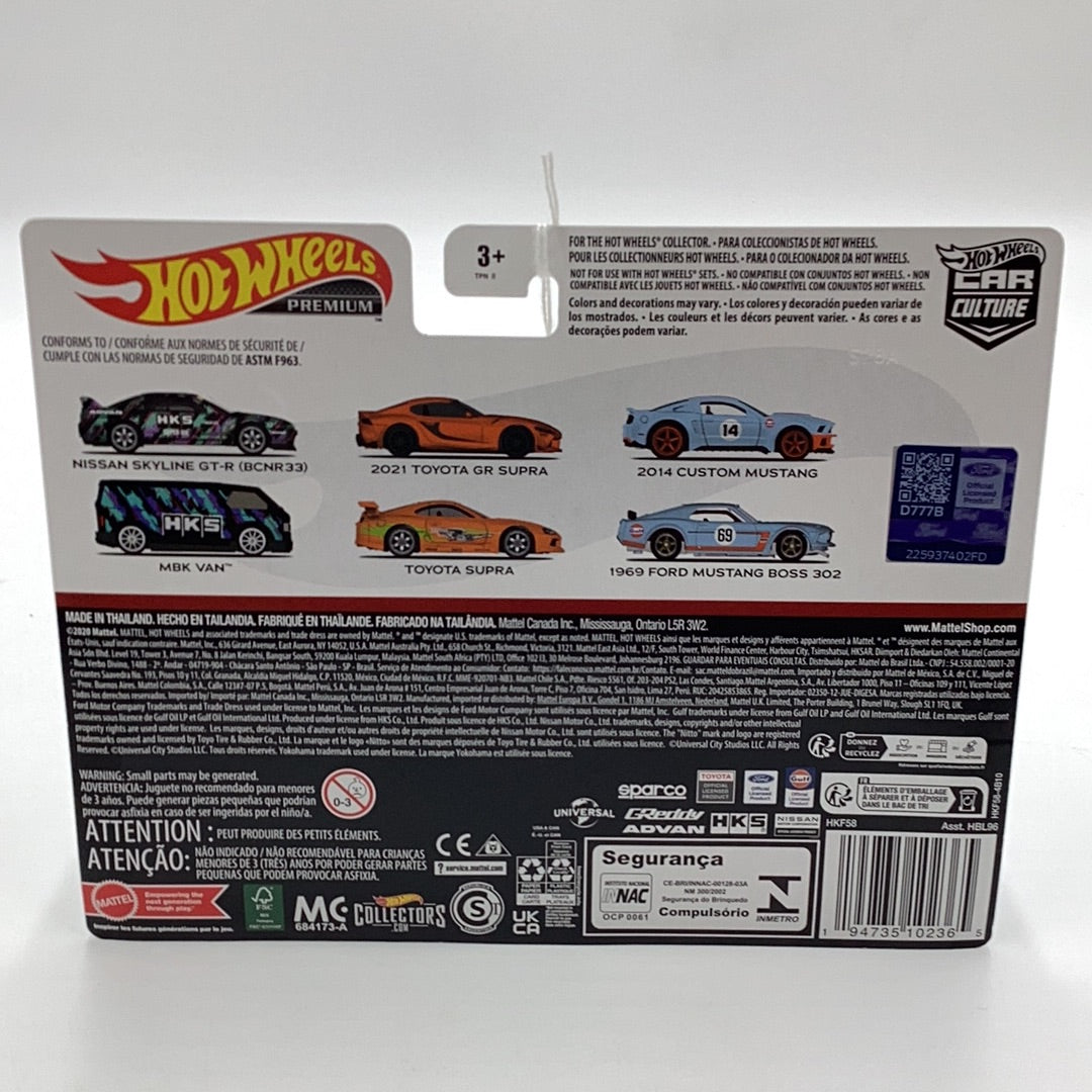 Hot wheels car culture team 2 pack target exclusive 1969 Ford Mustang Boss 302 2014 Custom Mustang 283E