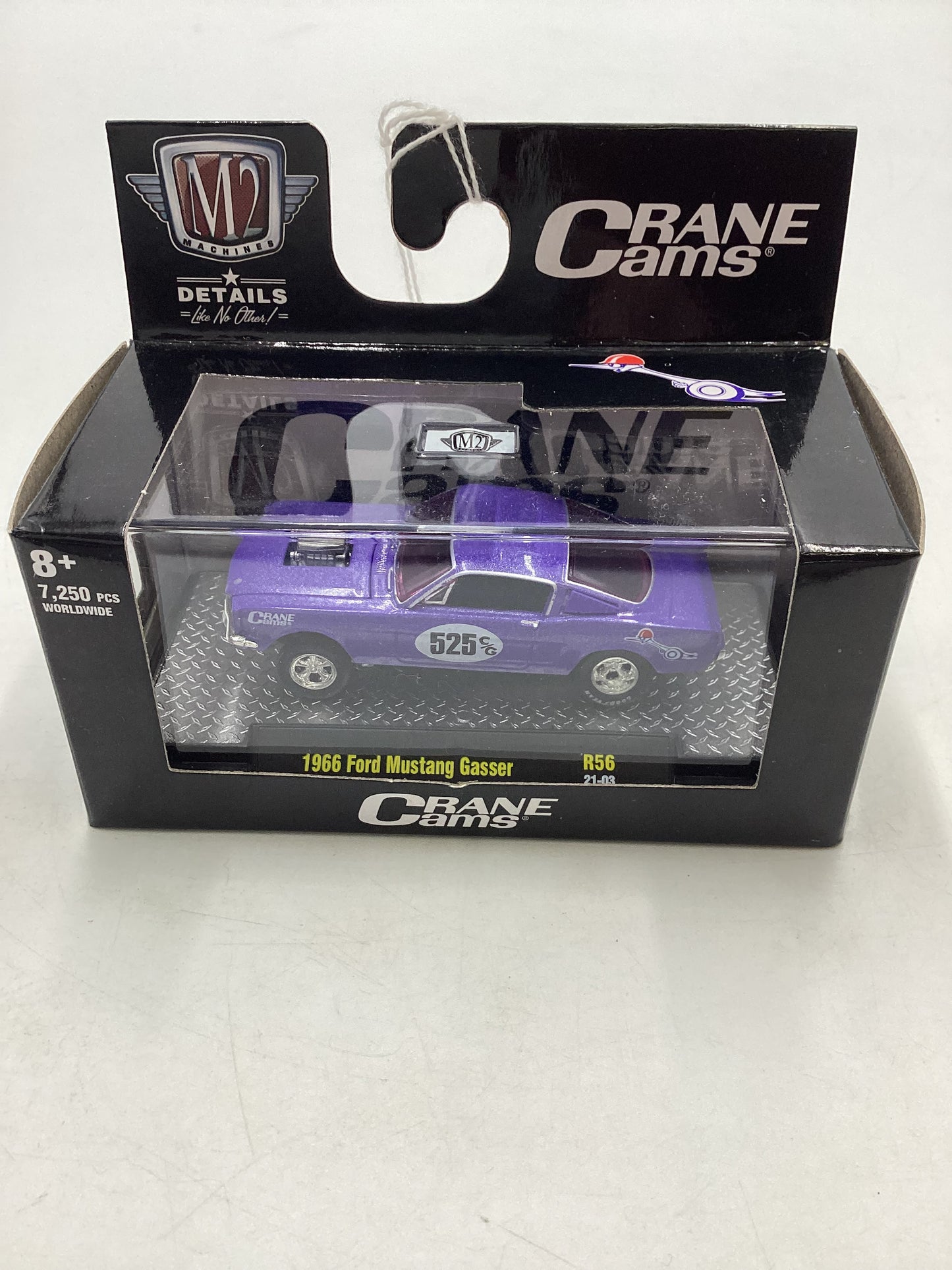M2 Machines 1966 Ford Mustang Gasser Purple Crane Cams R56