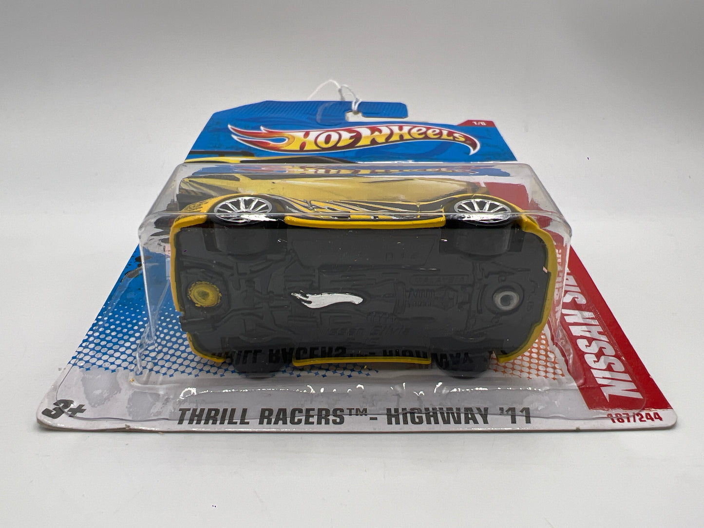 2011 Hot Wheels Thrill Racers Highway #187 Nissan Silvia S15 Yellow 82A