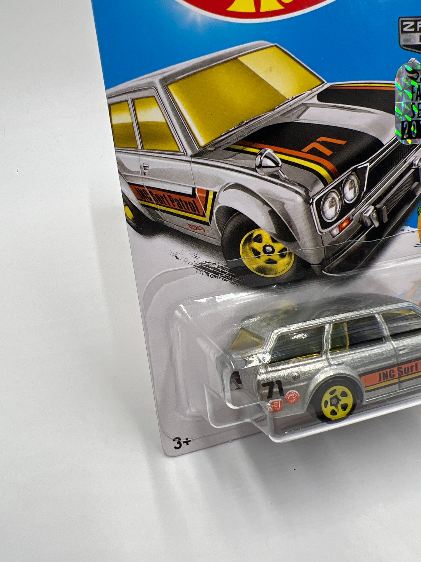 2017 Hot Wheels Walmart Exclusive Zamac 014 Factory Sealed 71 Datsun Bluebird 510 Wagon W/Protector