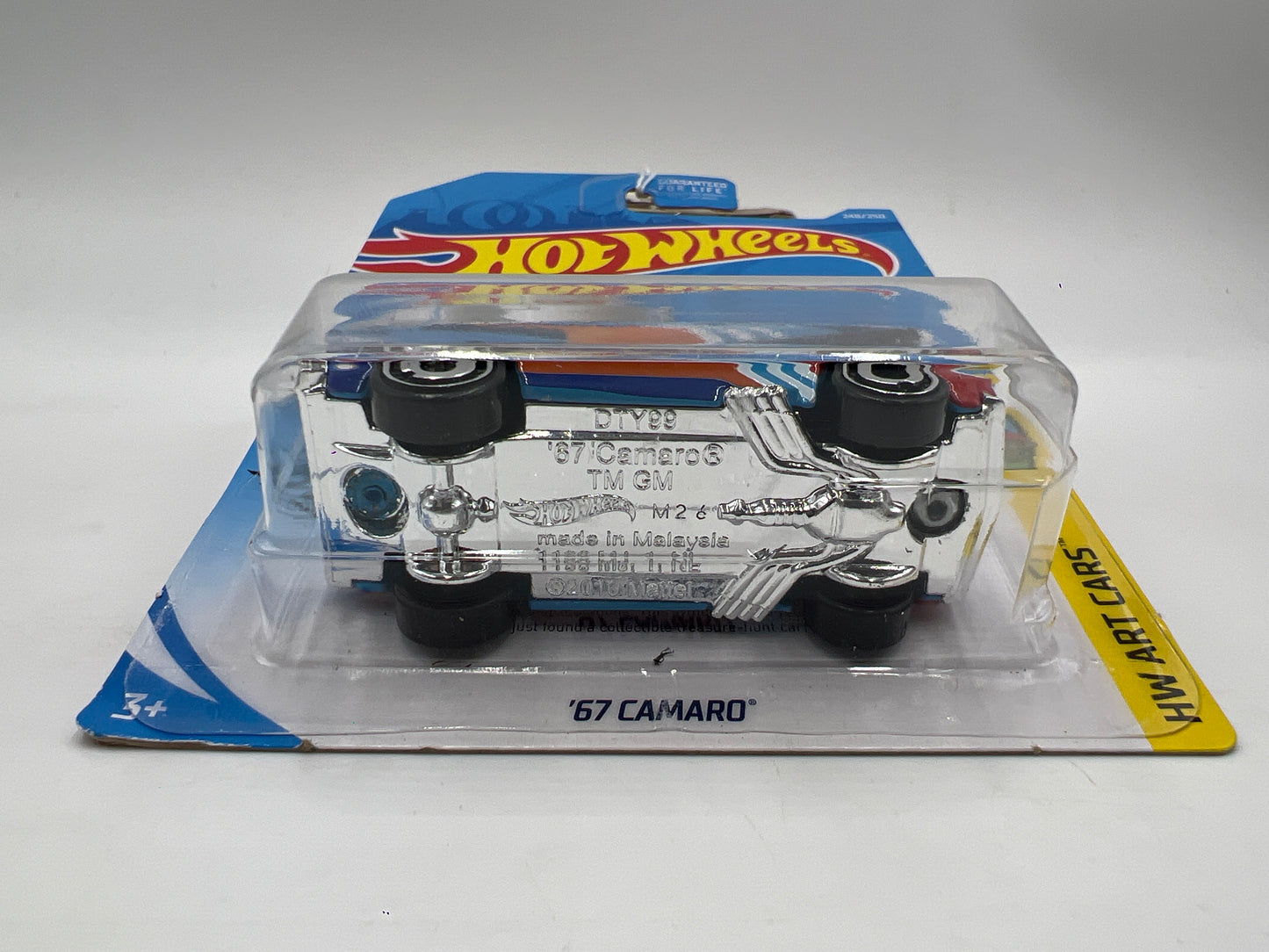 2019 Hot Wheels Treasure Hunt Art Cars #248 67 Camaro Blue 282D