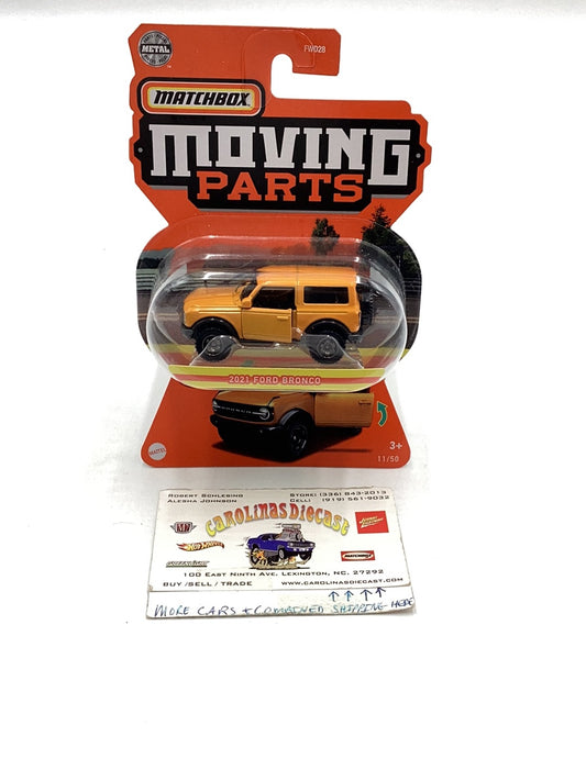 Matchbox Moving Parts 2021 Ford Bronco 11/50 165F