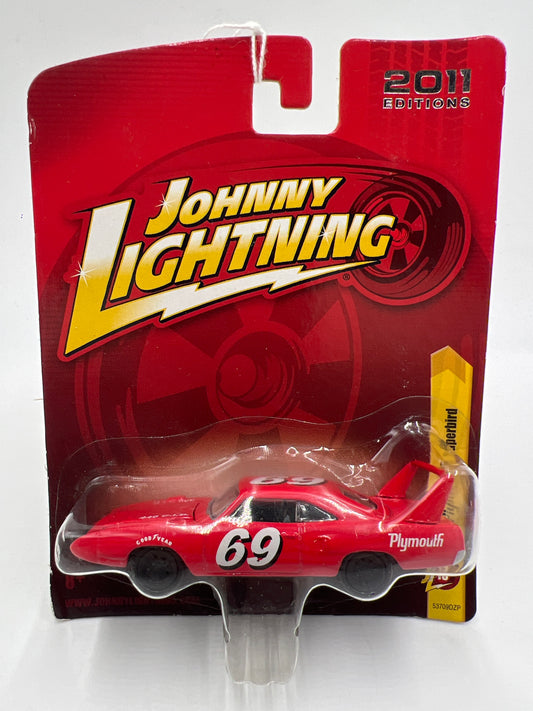 Johnny Lightning Small Card 1970 Plymouth Superbird Red