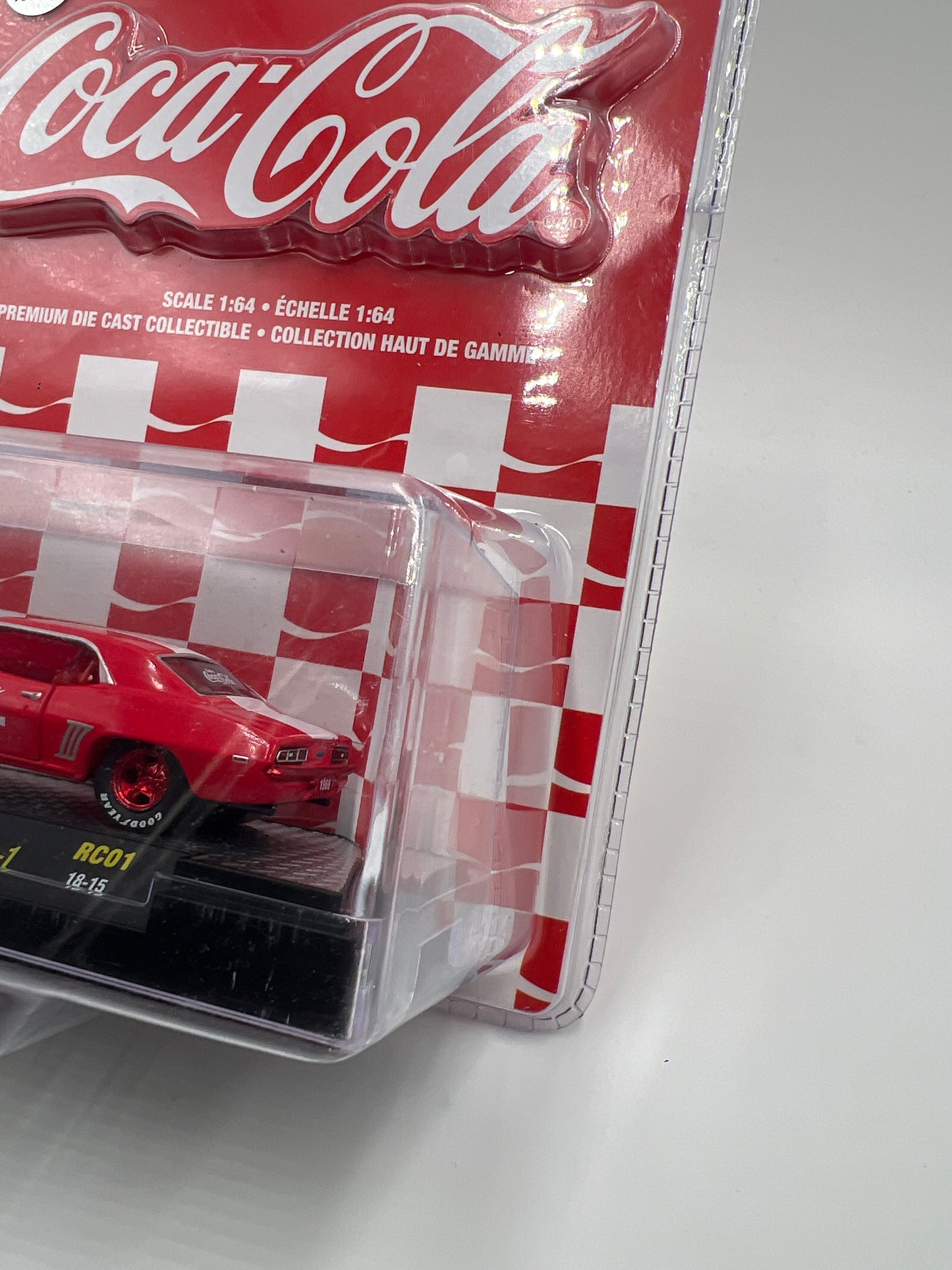 M2 Machines Coca Cola CHASE 1969 Chevrolet Camaro ZL-1 Red RC01