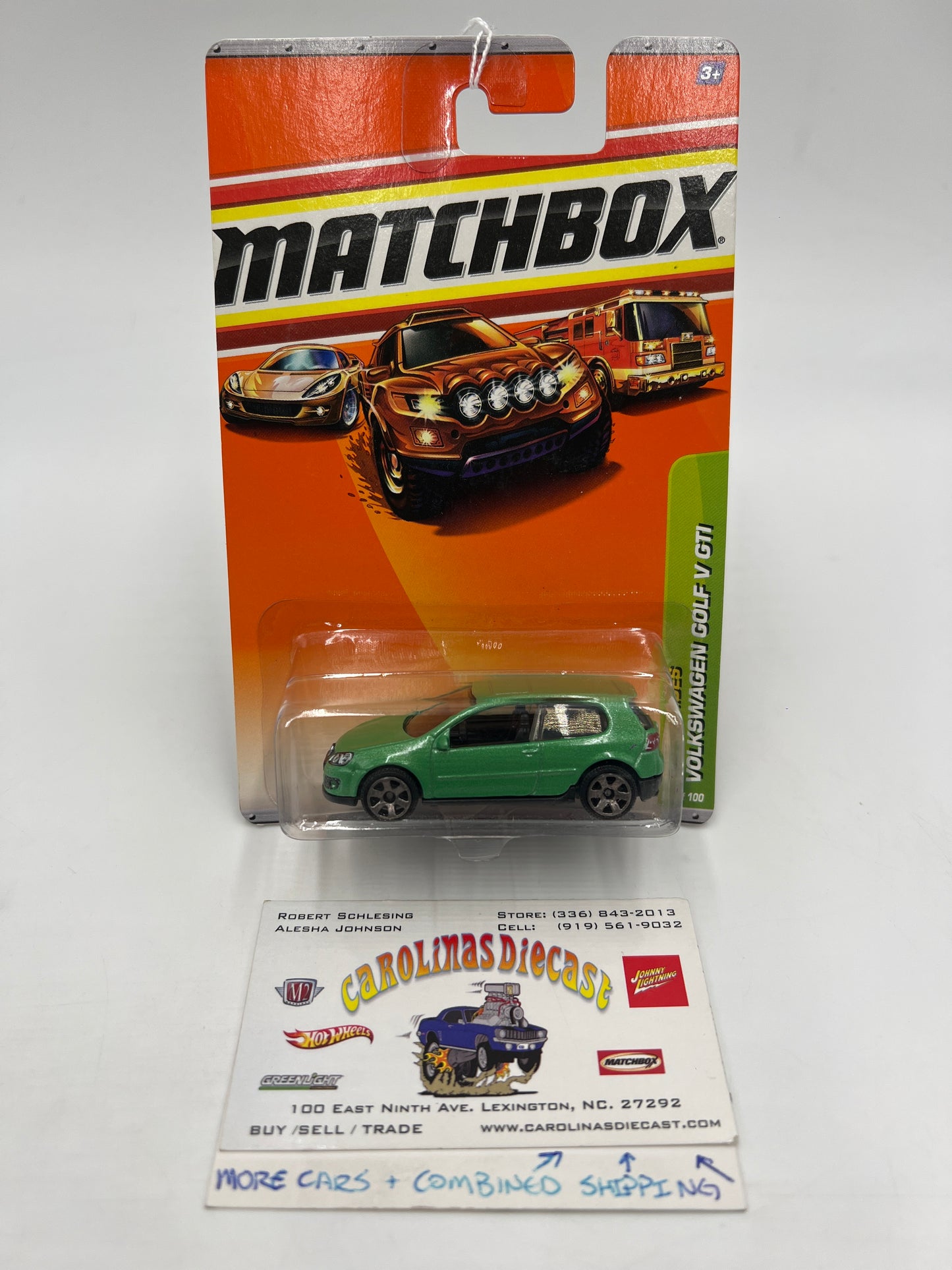 Matchbox Metro Rides #28 Volkswagen Golf V GTI Green 217D